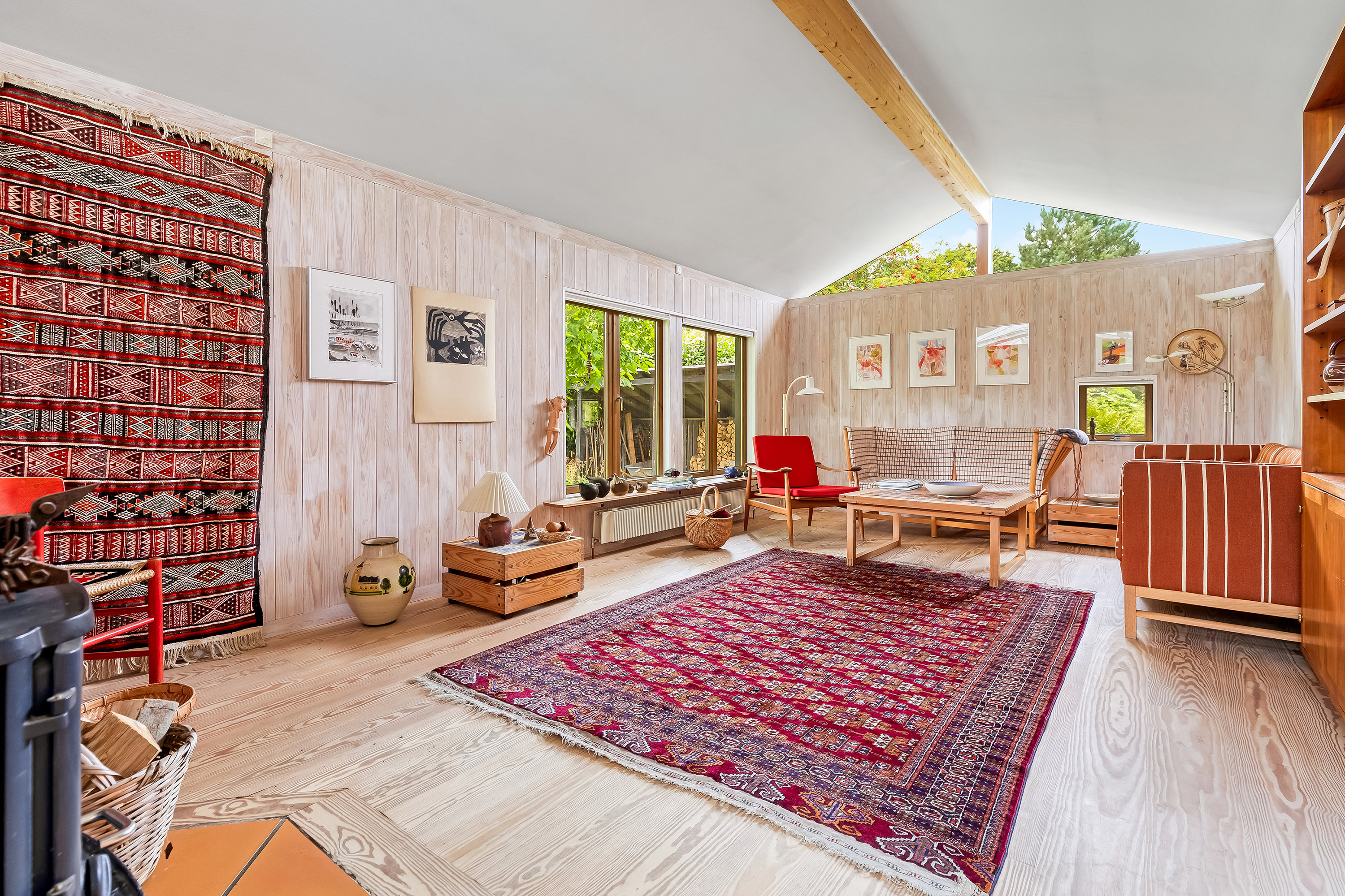 Fremhævet stue billede i fuldskærmstilstand. Billede af Munkehøjvej 7, 3250 Gilleleje