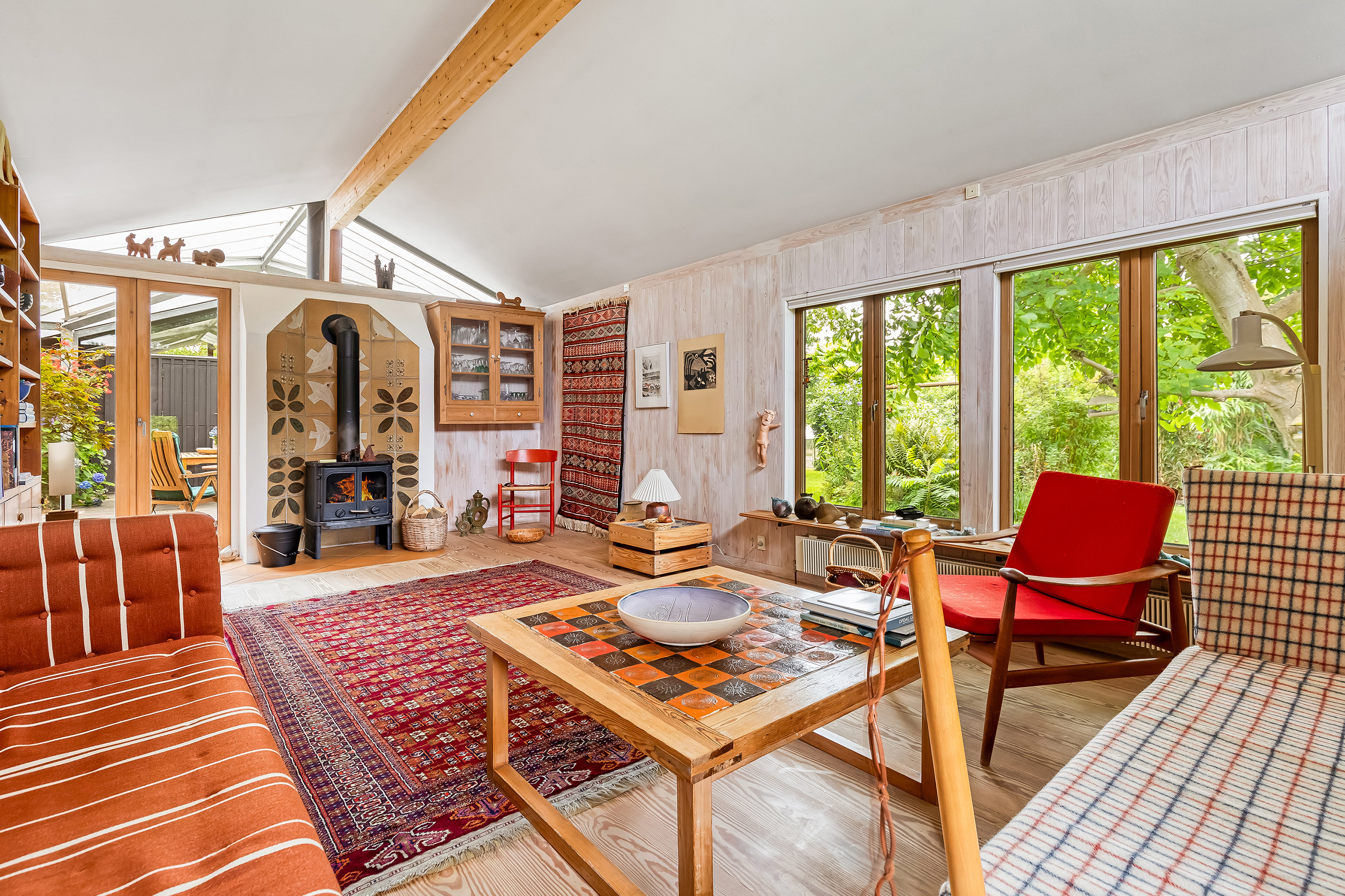 Fremhævet stue billede i fuldskærmstilstand. Billede af Munkehøjvej 7, 3250 Gilleleje