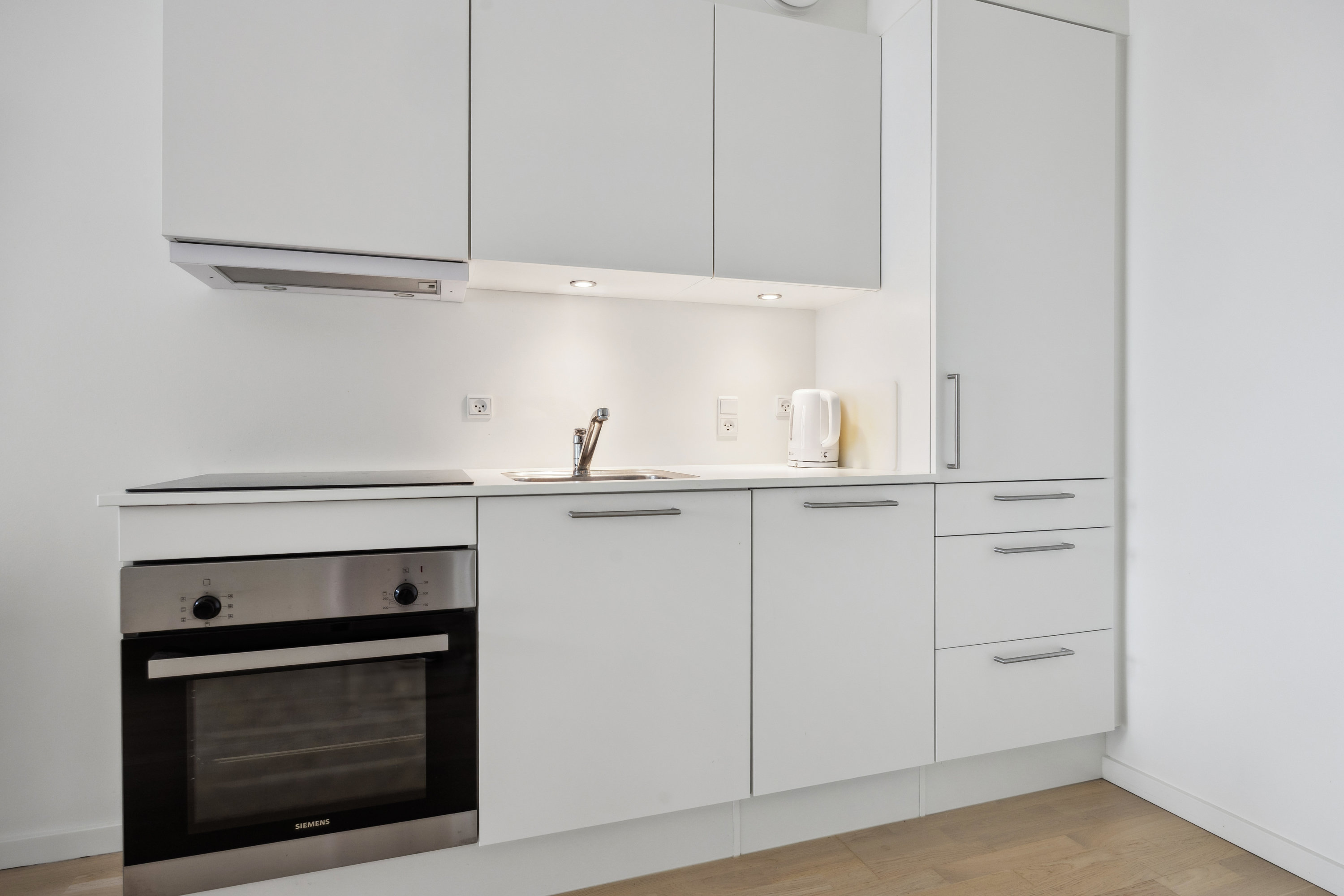 Fremhævet køkken billede i fuldskærmstilstand. Billede af Julius Posselts Vej 3B, 2. 4., 9400 Nørresundby