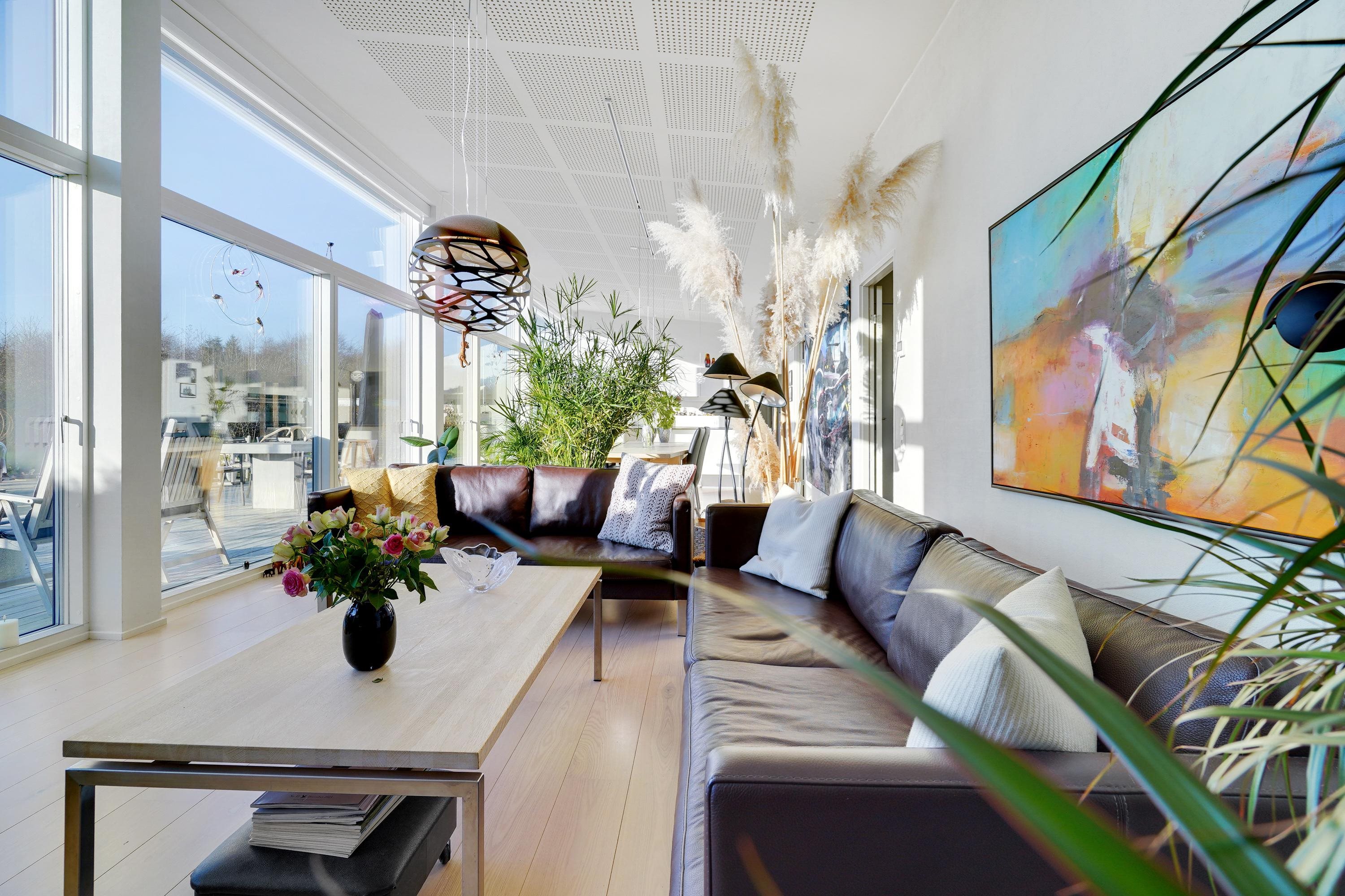 Fremhævet stue billede i fuldskærmstilstand. Billede af Bjerget 19, 6800 Varde