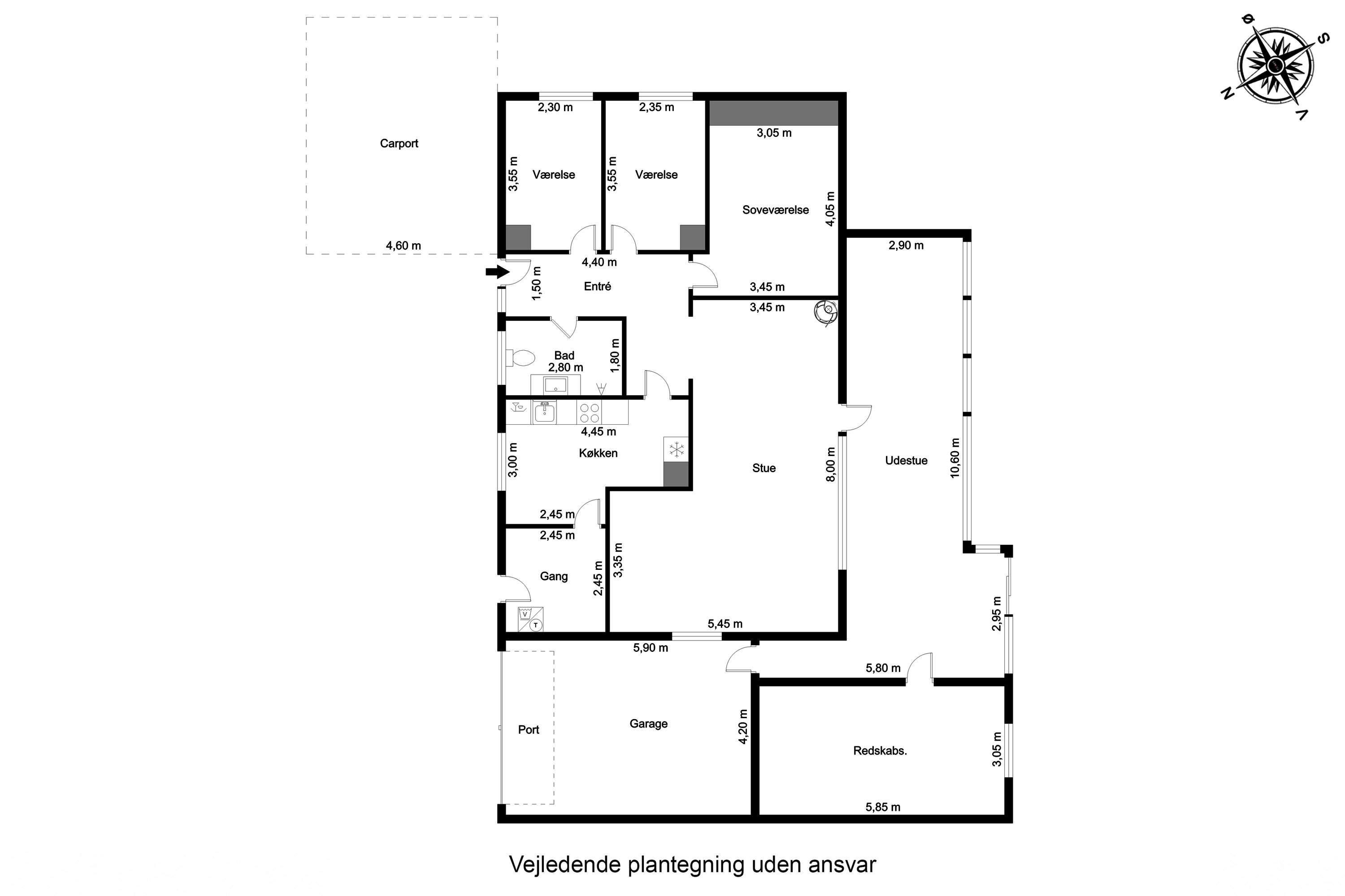 Plantegninger billede af Irisvej 2, Stend-Krogag, 7200 Grindsted