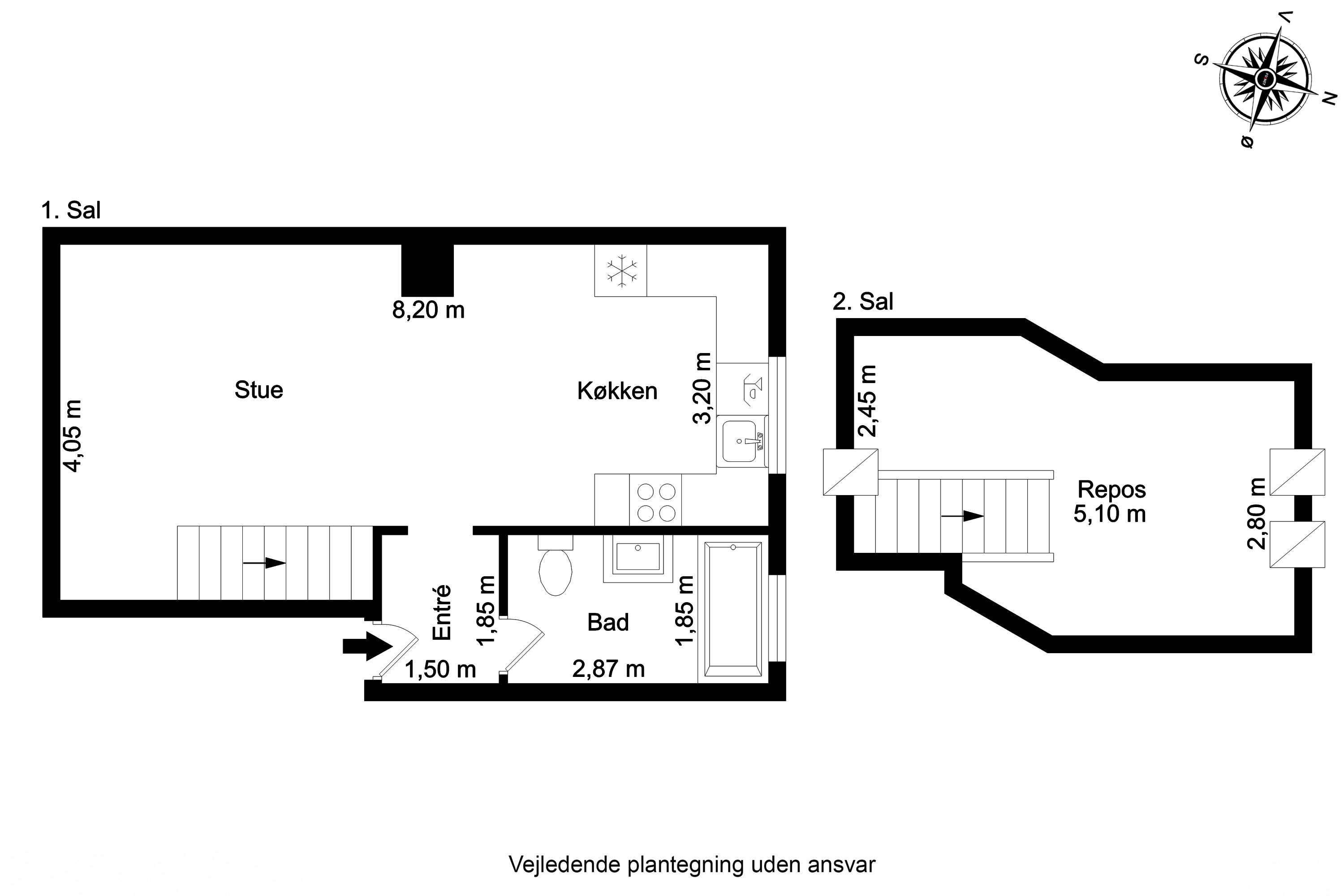Plantegninger billede af Tietgens Allé 45, 1. tv., 5230 Odense M