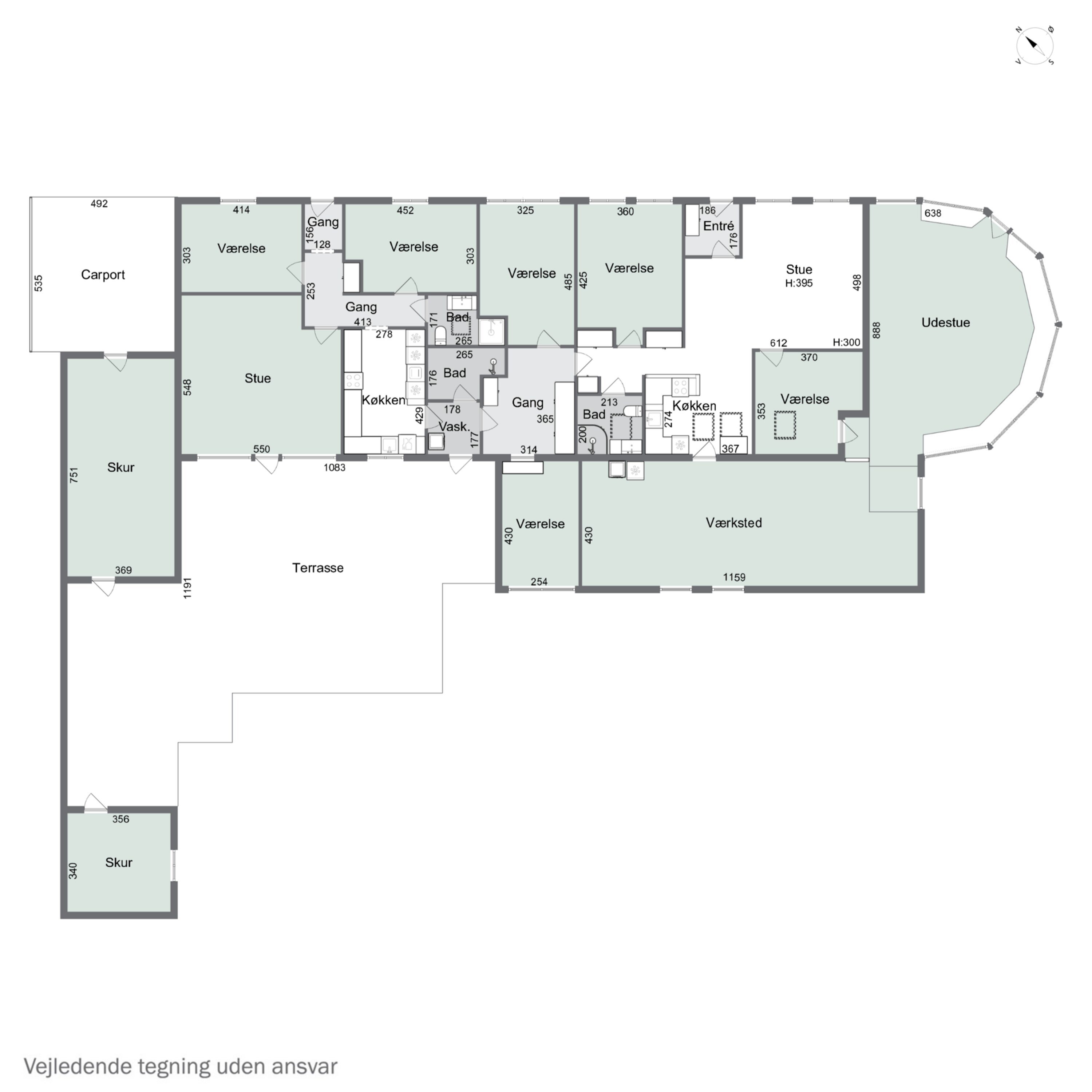 Plantegninger billede af Osvej 1, 4040 Jyllinge