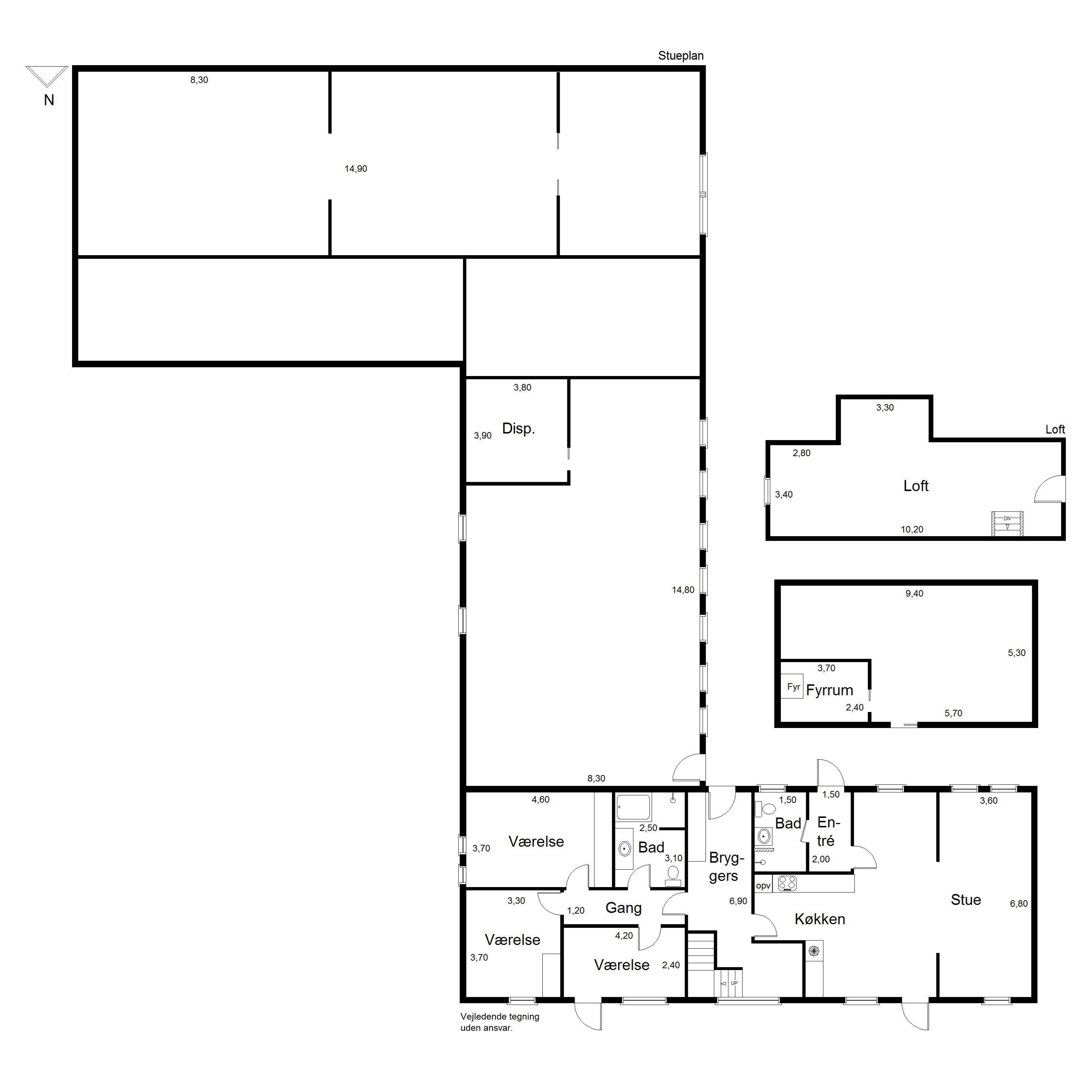 Plantegninger billede af Bødkersmindevej 9, Thorning, 8620 Kjellerup