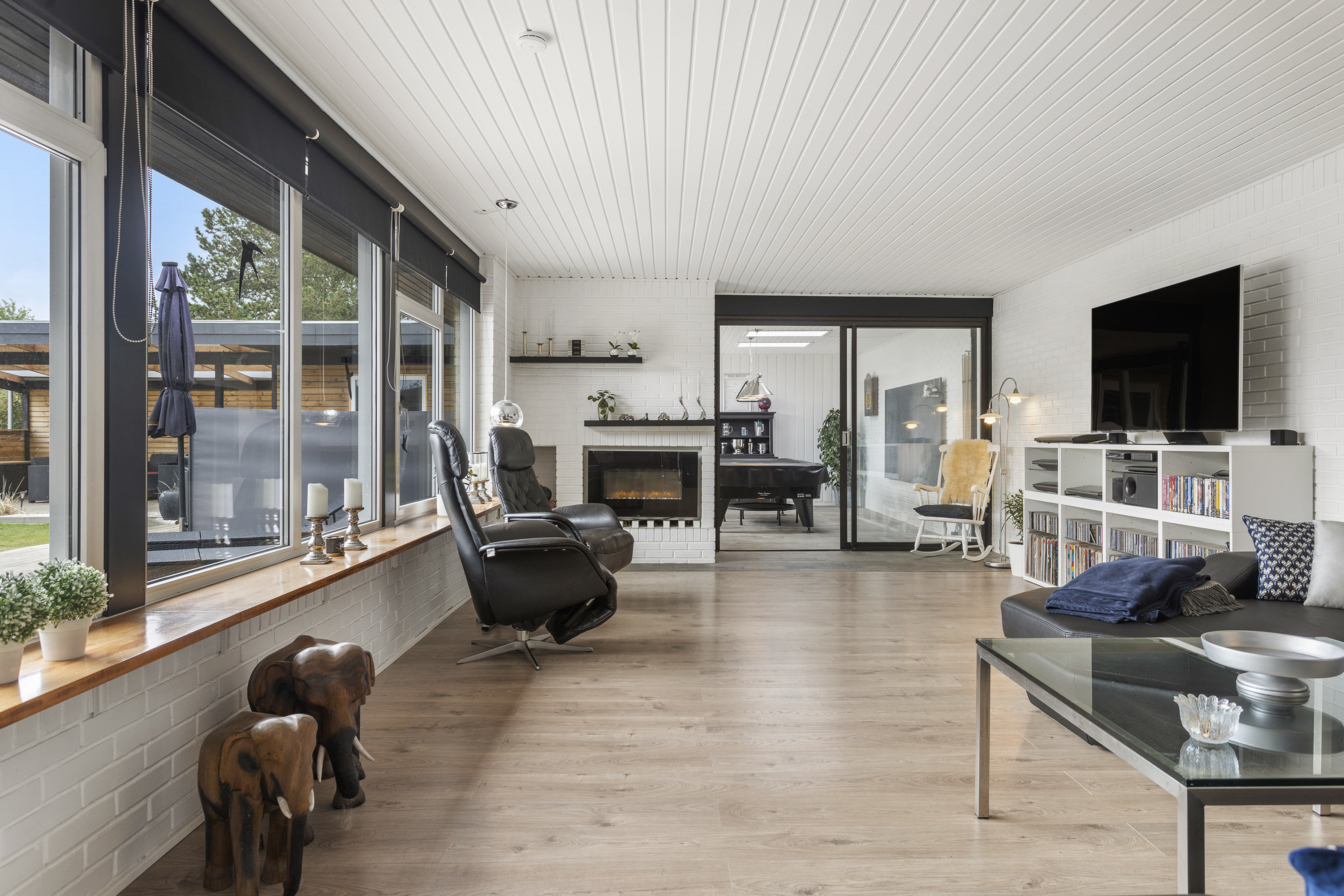 Fremhævet stue billede i fuldskærmstilstand. Billede af Rosenhaven 4, 9300 Sæby