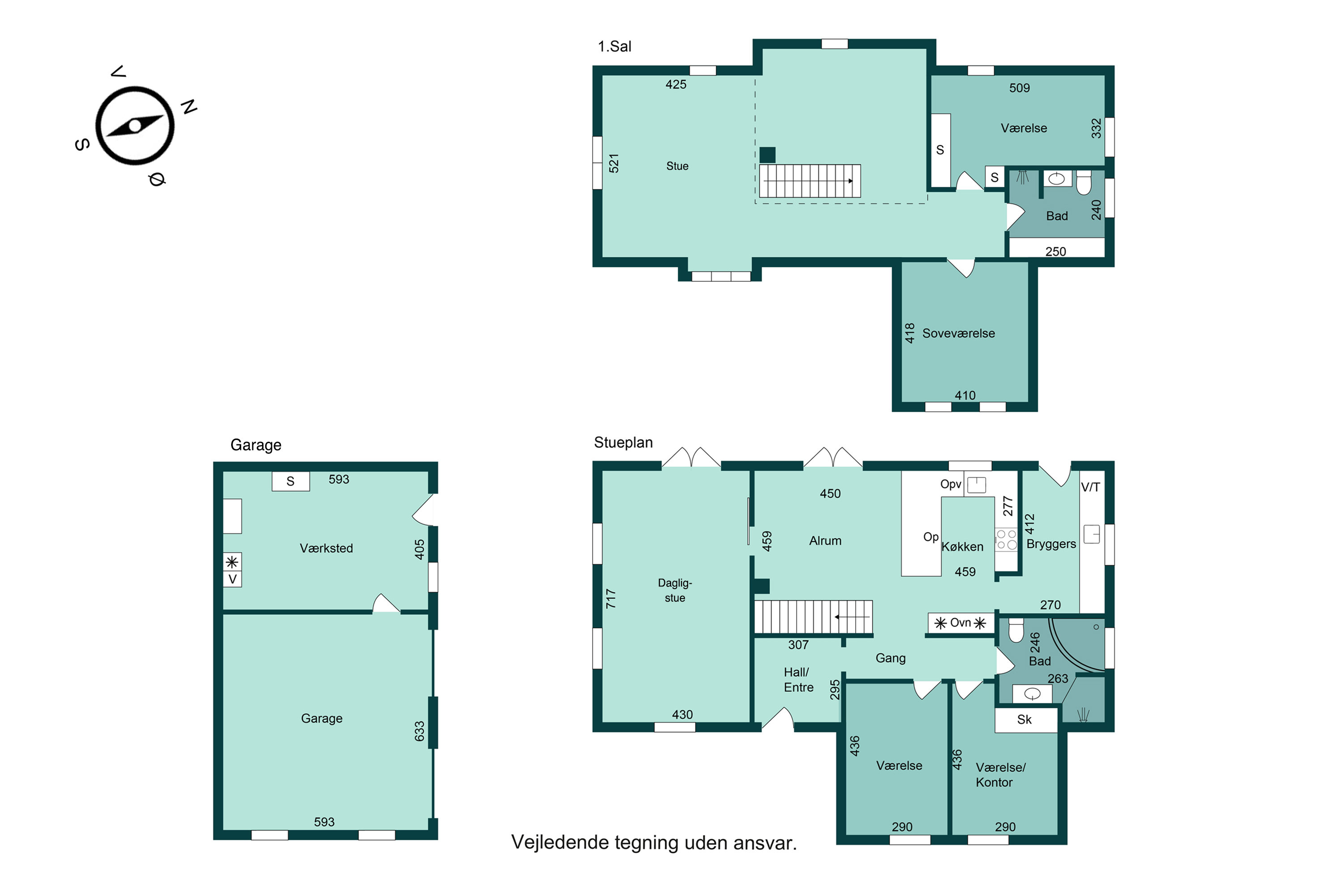 Plantegninger billede af Annasmindevej 17, Eriknauer, 8700 Horsens