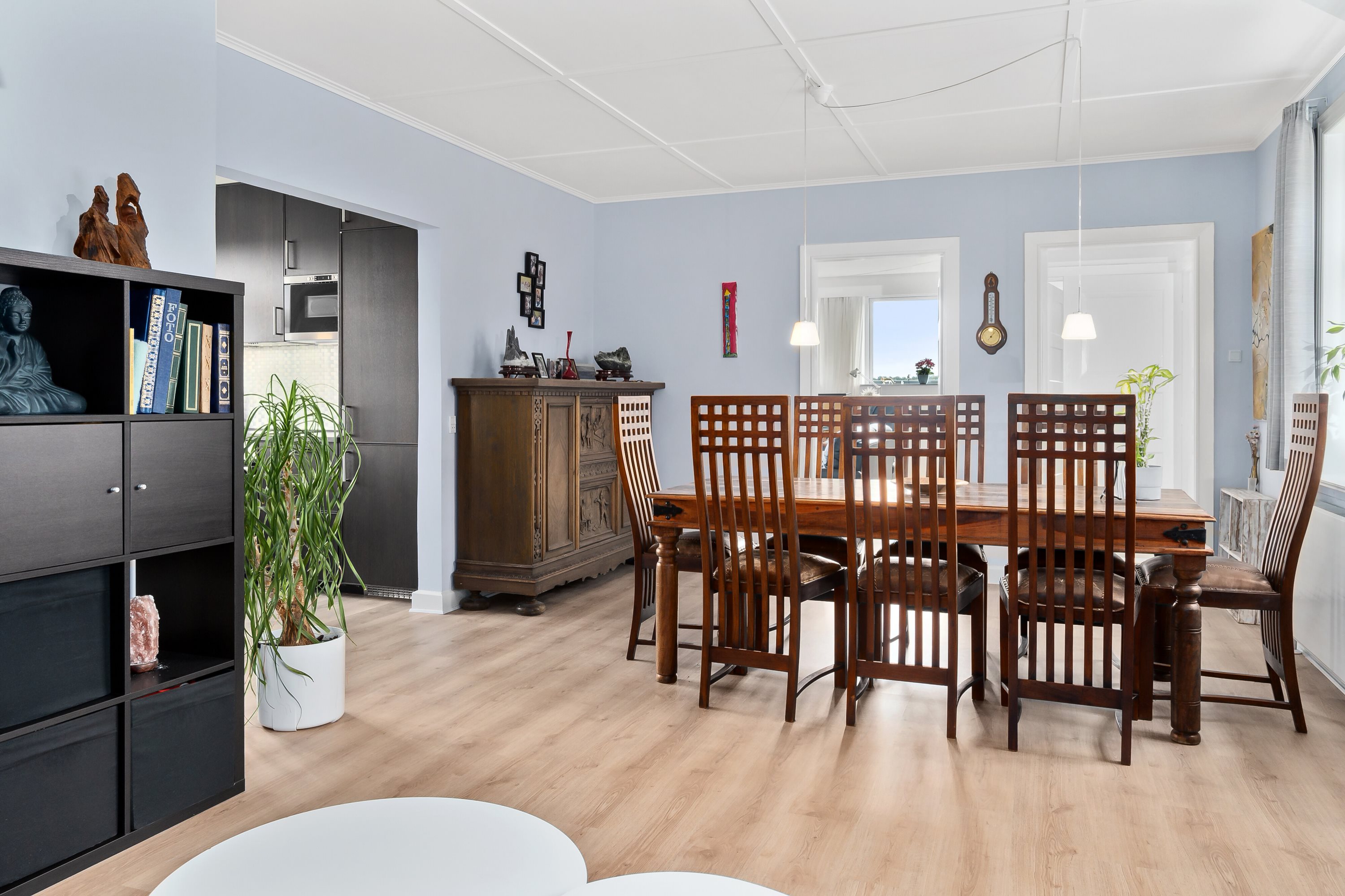 Fremhævet spisestue billede i fuldskærmstilstand. Billede af Nellemosevej 11, Nellemose, 5683 Haarby