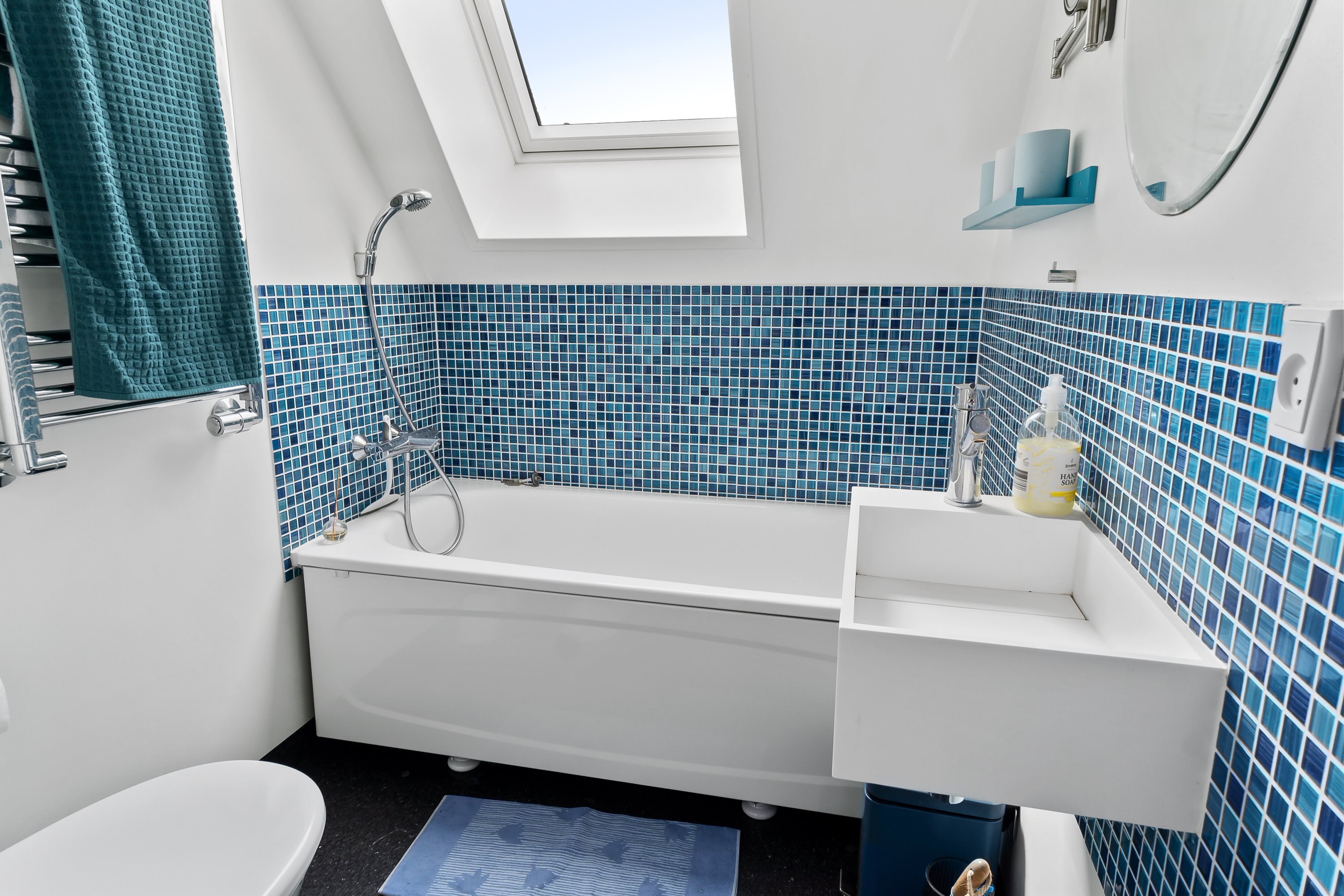 Fremhævet badeværelse billede i fuldskærmstilstand. Billede af Nellemosevej 11, Nellemose, 5683 Haarby