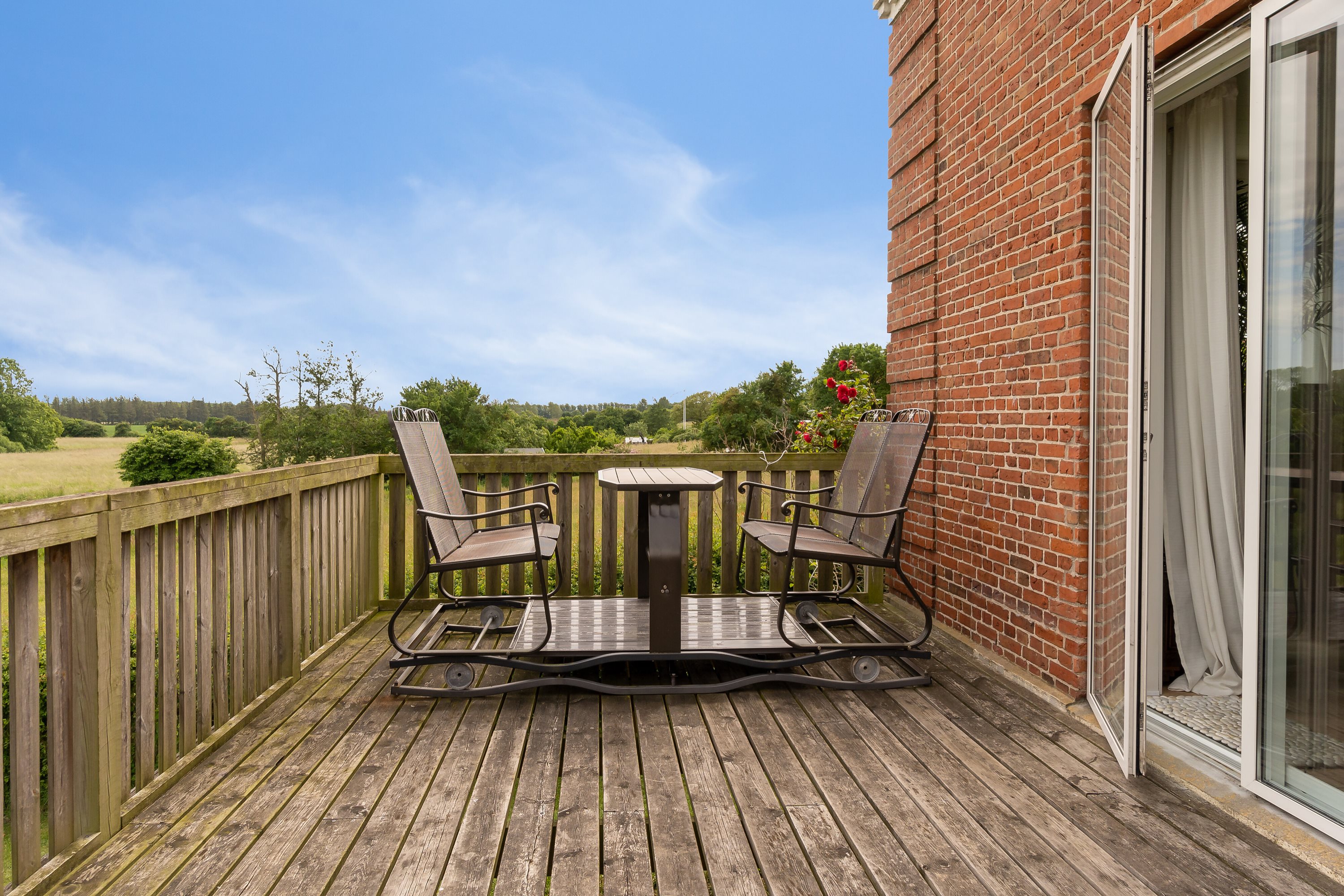 Fremhævet altan billede i fuldskærmstilstand. Billede af Nellemosevej 11, Nellemose, 5683 Haarby