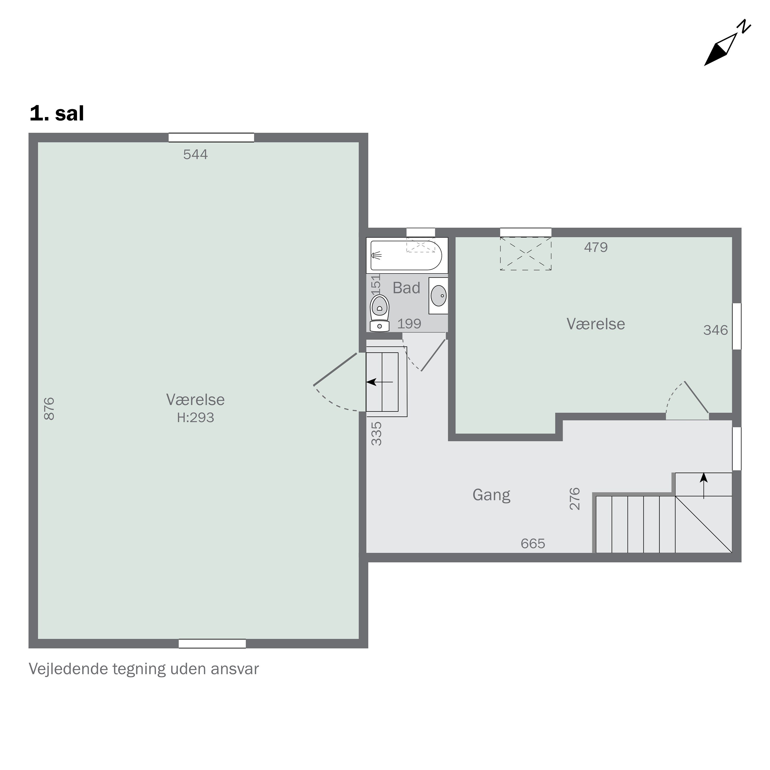 Plantegninger billede af Nellemosevej 11, Nellemose, 5683 Haarby