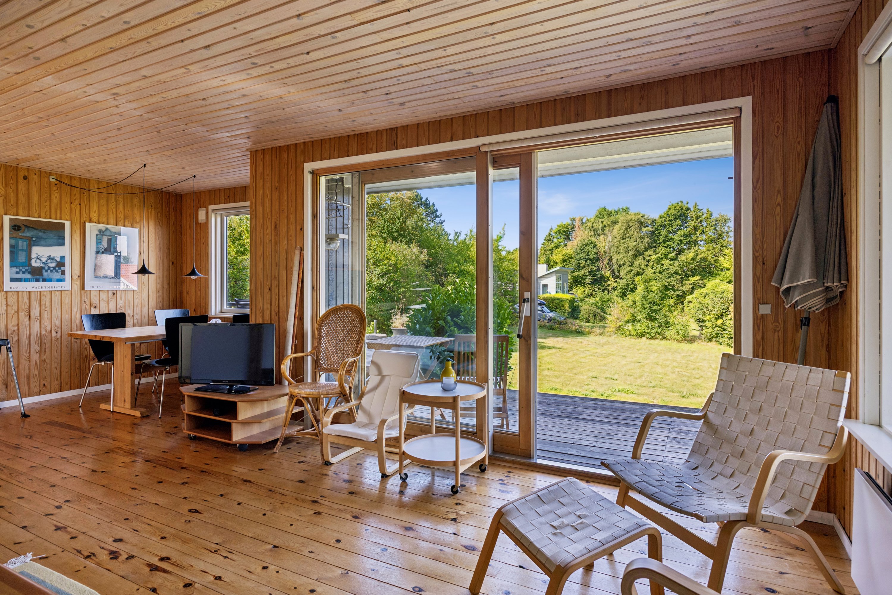 Fremhævet udestue billede i fuldskærmstilstand. Billede af Manhøjvej 11, Dejret, 8420 Knebel