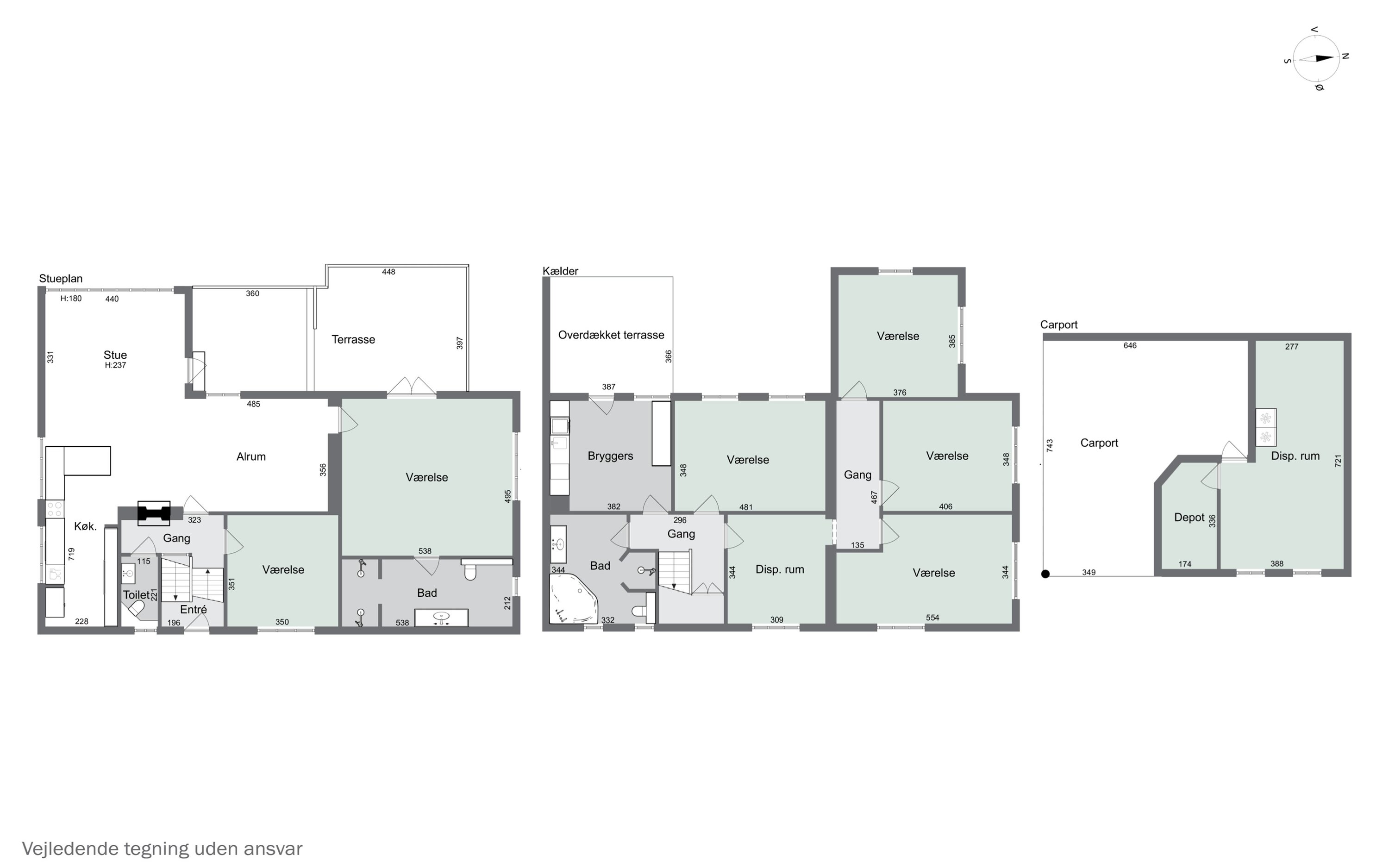 Plantegninger billede af Elsagervej 40, 9800 Hjørring