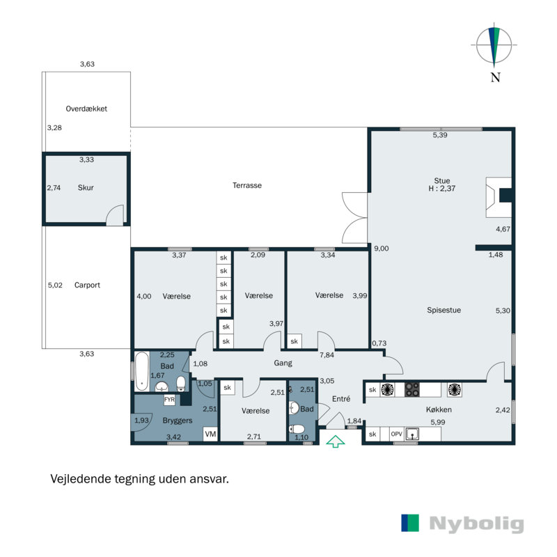 Plantegninger billede af Humlevænget 5, Korsør Syd, 4220 Korsør