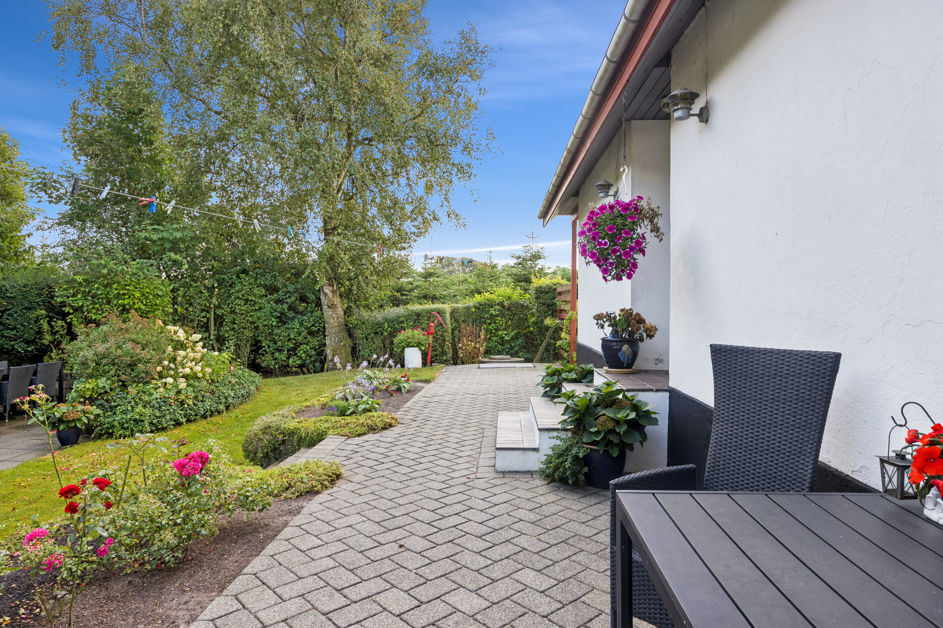 Fremhævet terrasse billede i fuldskærmstilstand. Billede af Runevej 6, Ll Rørbæk, 9500 Hobro