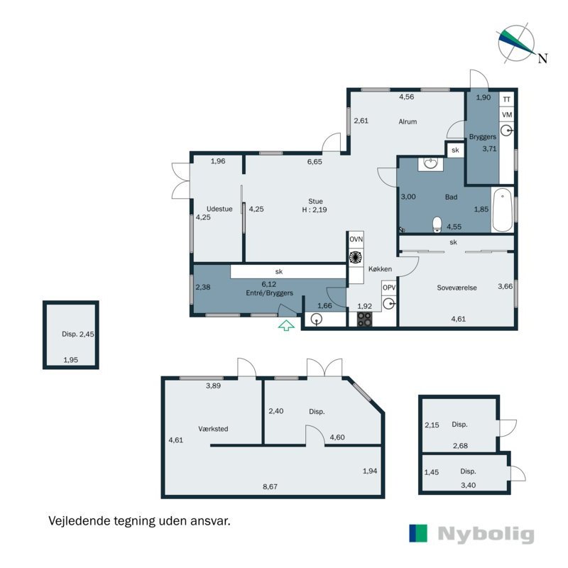 Plantegninger billede af Pouli Nielsensvej 57, Kysing Næs, 8300 Odder
