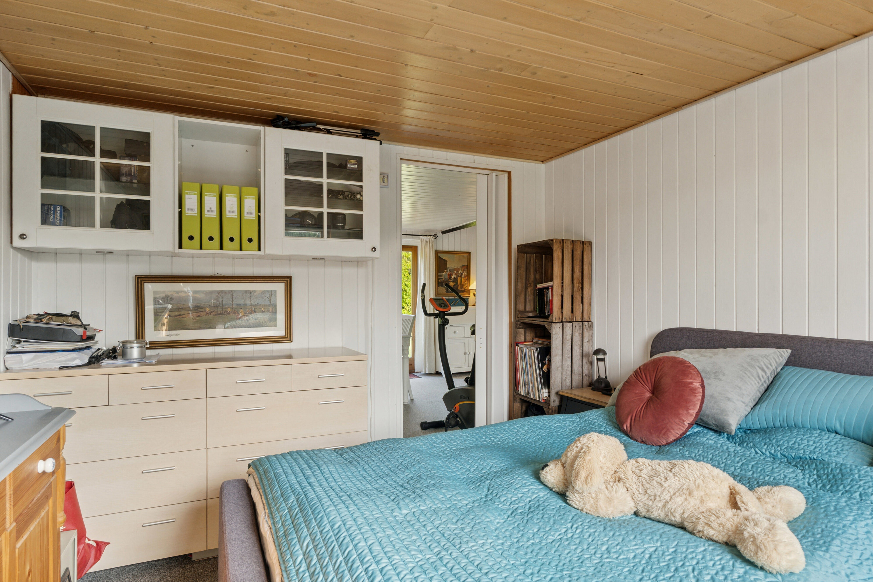 Fremhævet soveværelse billede i fuldskærmstilstand. Billede af Møllebakken 48, 4793 Bogø By