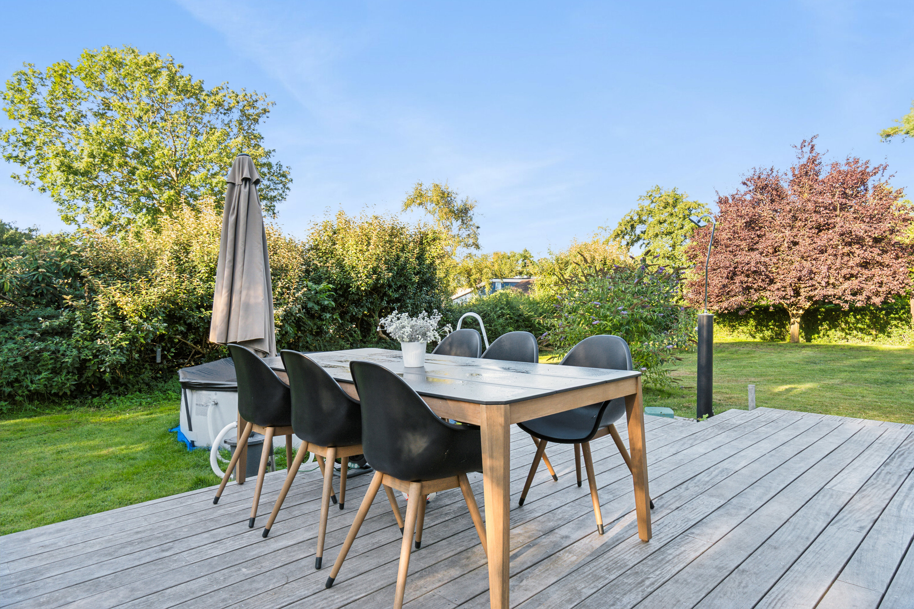 Fremhævet terrasse billede i fuldskærmstilstand. Billede af Lærkevej 7, Reersø Str, 4281 Gørlev