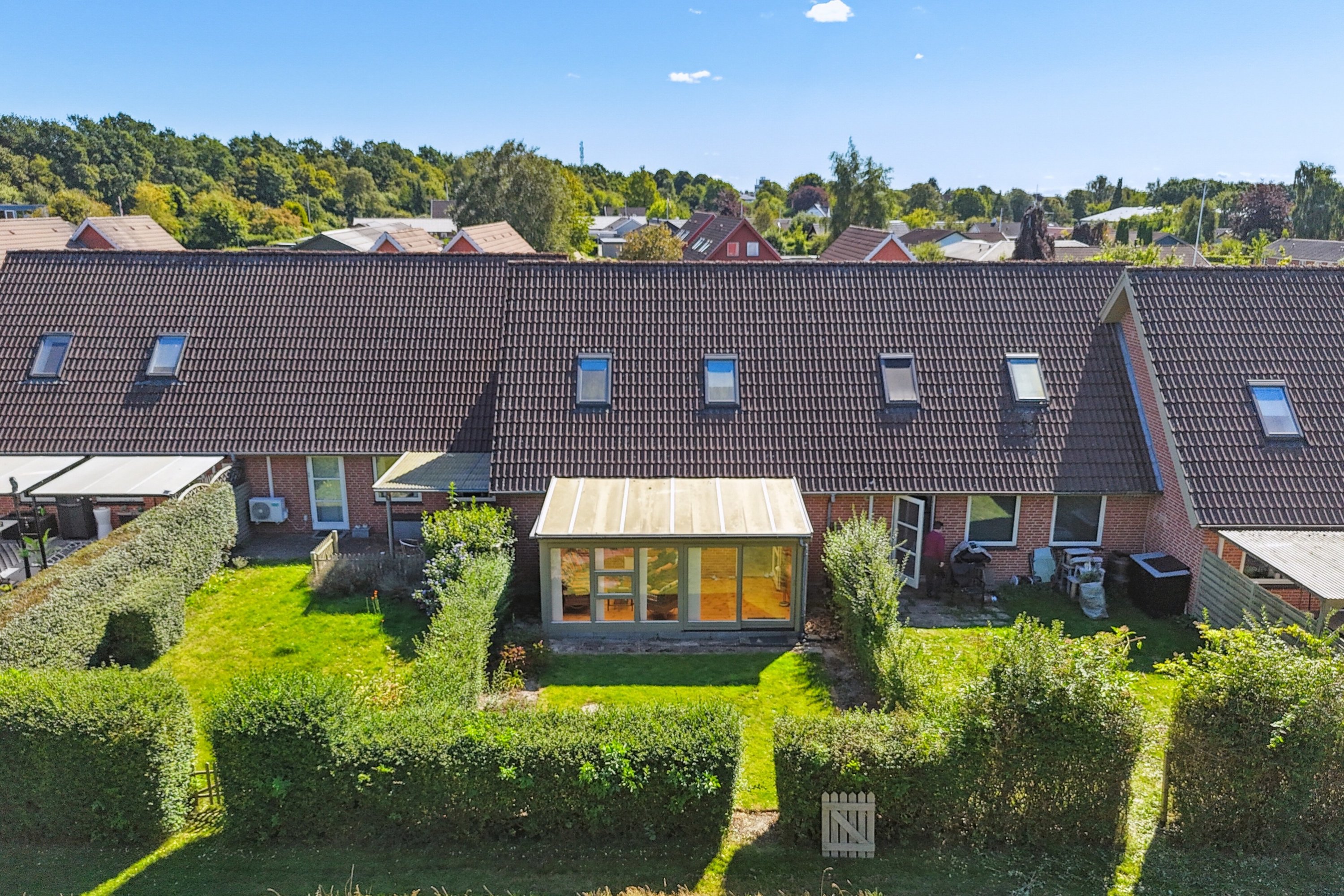 Andelsbolig: Set fra haven på Lærkevej 31, 4261 Dalmose