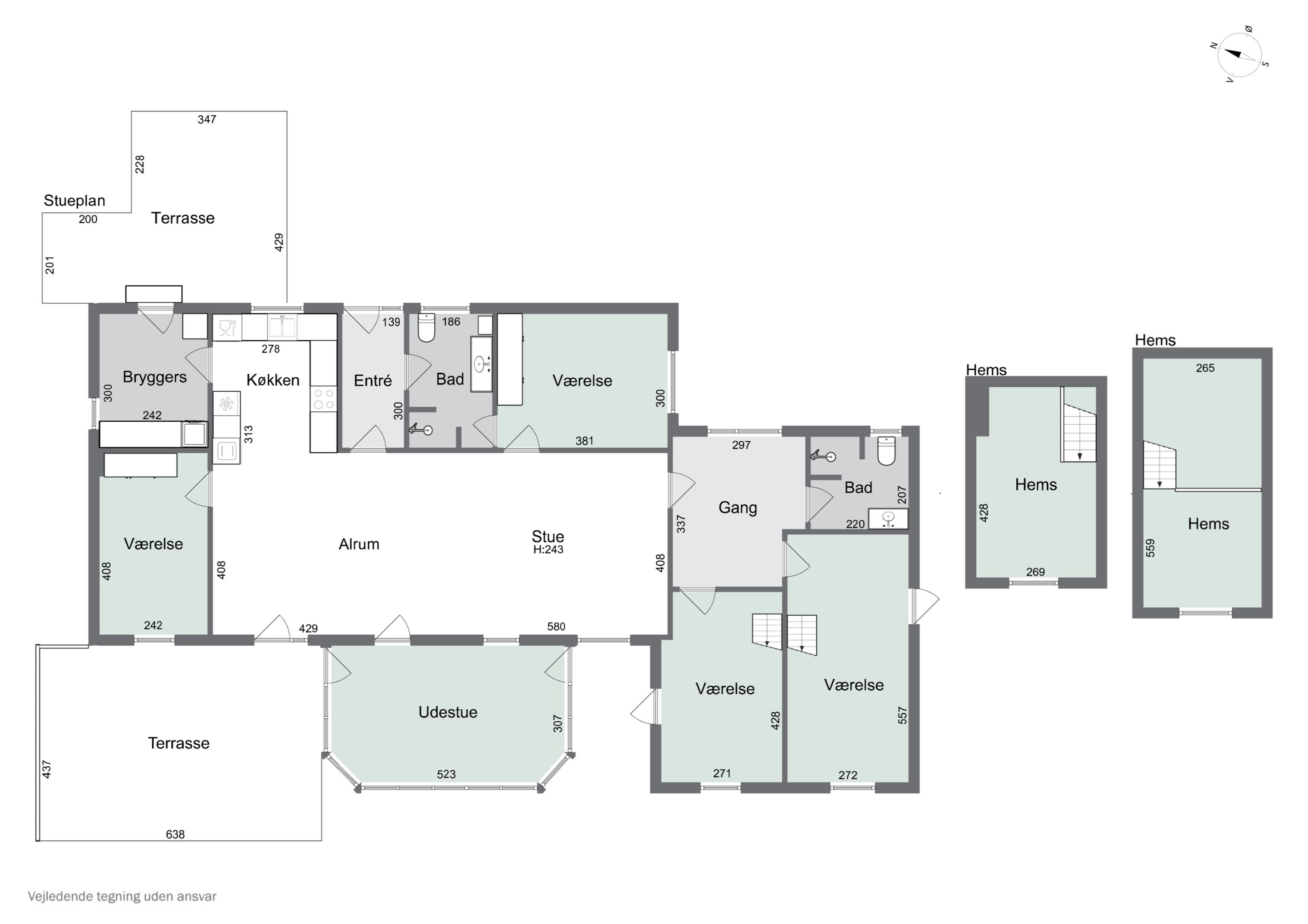 Plantegninger billede af Skælrodvej 10, 9800 Hjørring
