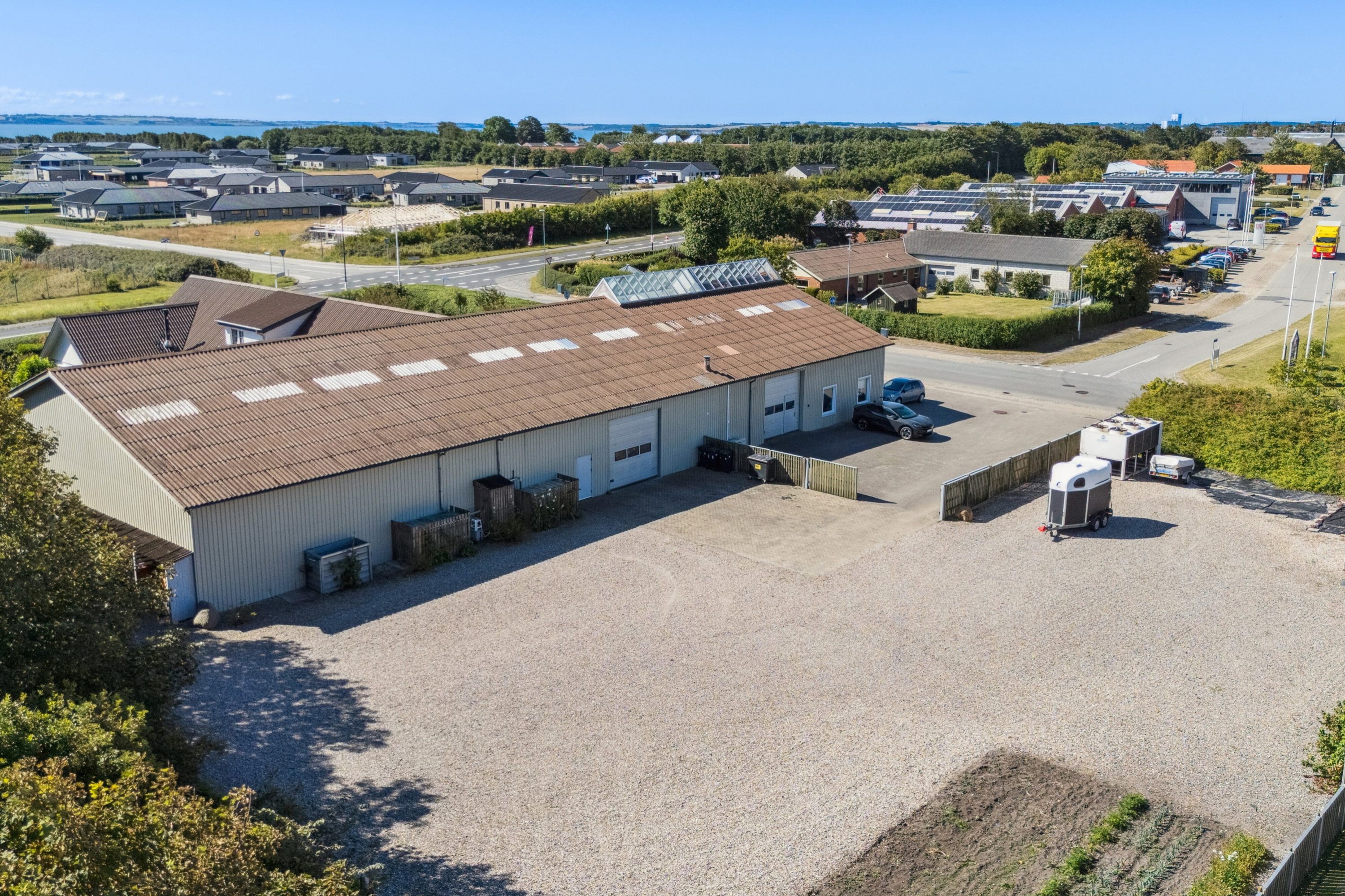 Fremhævet luftfoto billede i fuldskærmstilstand. Billede af Leopardvej 2, 7700 Thisted