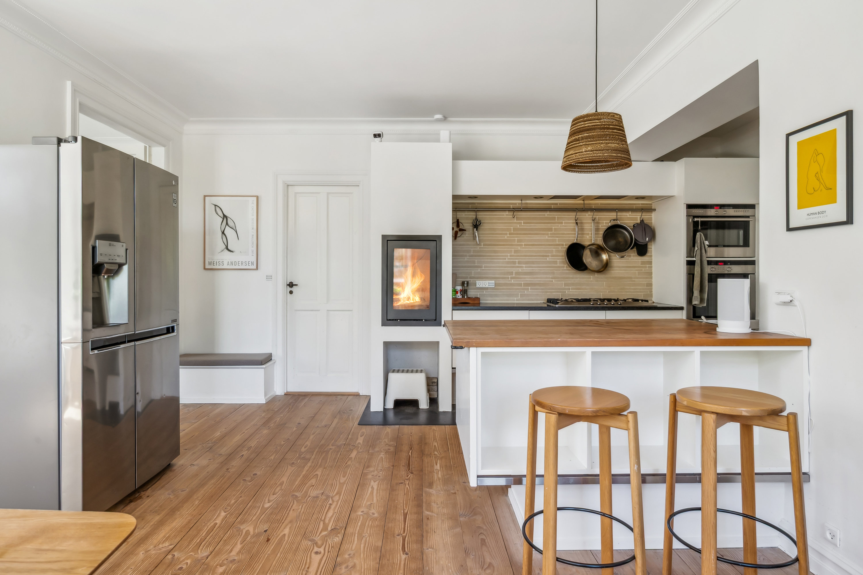 Fremhævet køkken billede i fuldskærmstilstand. Billede af Tjørnevej 10, 8240 Risskov