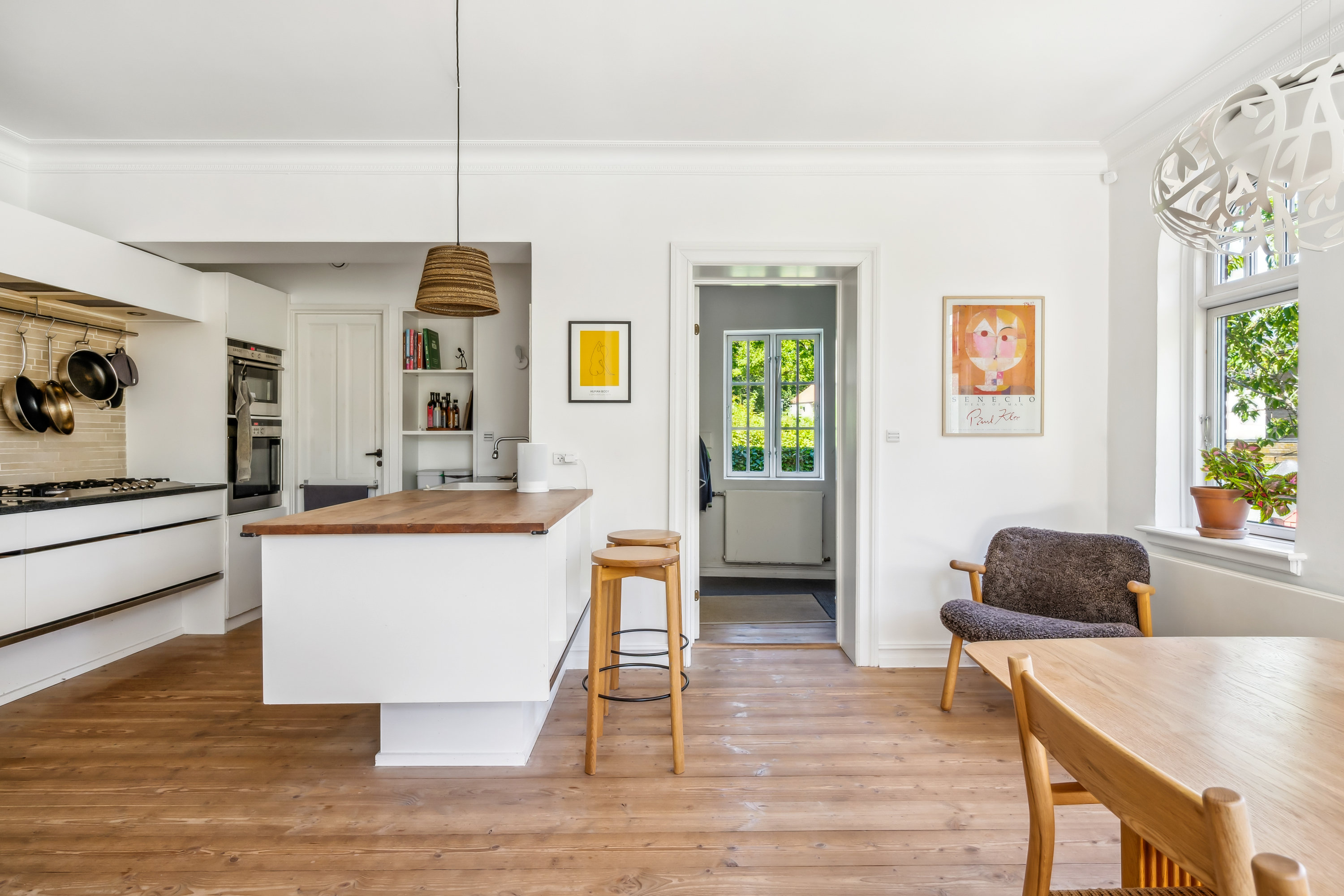 Fremhævet køkken billede i fuldskærmstilstand. Billede af Tjørnevej 10, 8240 Risskov