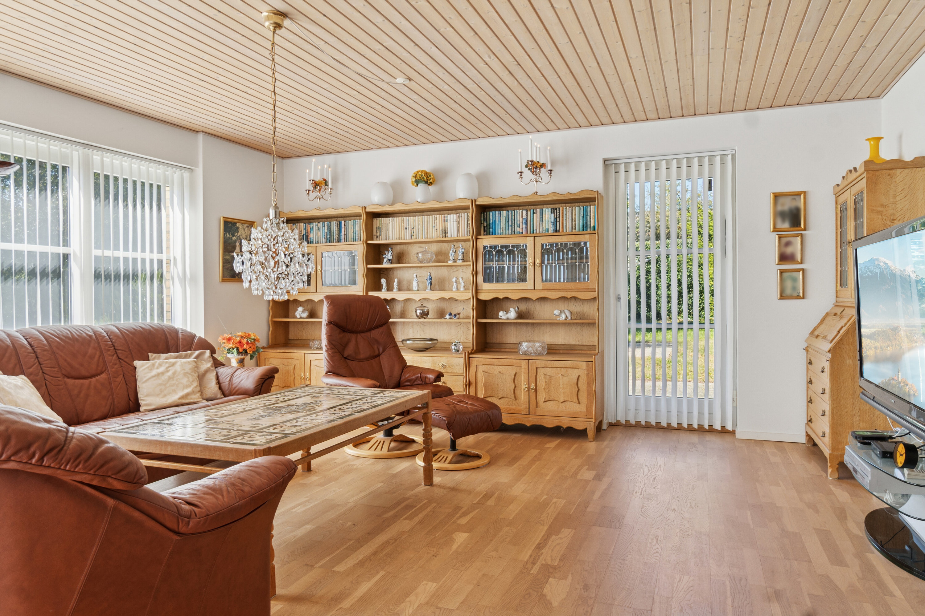 Fremhævet stue billede i fuldskærmstilstand. Billede af Håndværkervænget 3, Sørbymagle, 4200 Slagelse