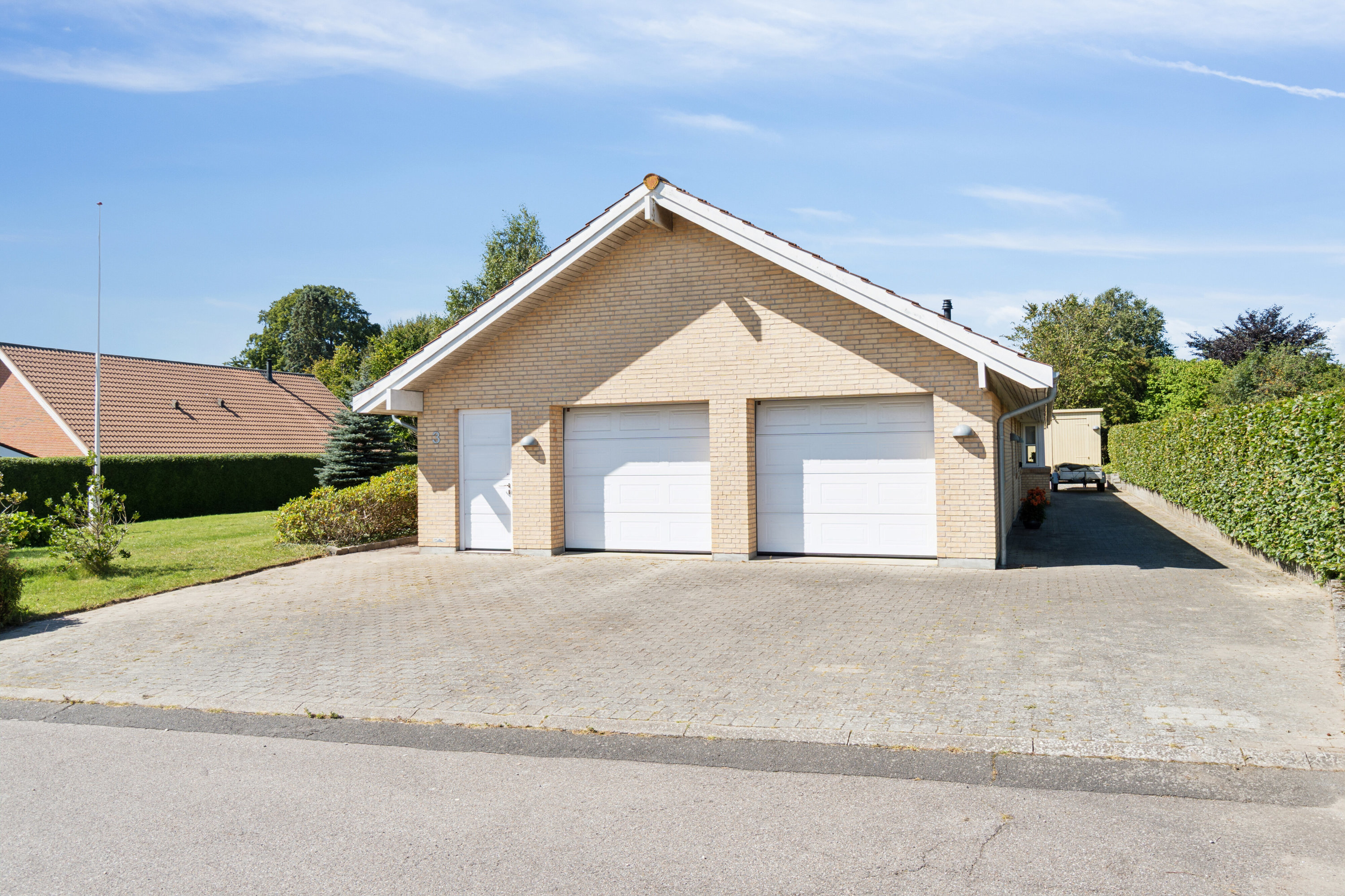 Fremhævet set fra vejen billede i fuldskærmstilstand. Billede af Håndværkervænget 3, Sørbymagle, 4200 Slagelse