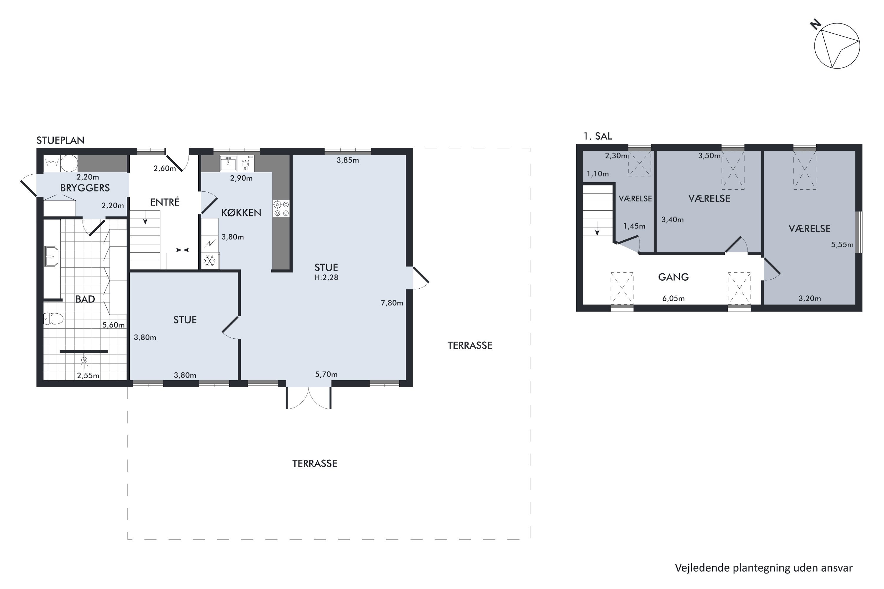 Plantegninger billede af Stenhusevej 9, Vindum, 8850 Bjerringbro