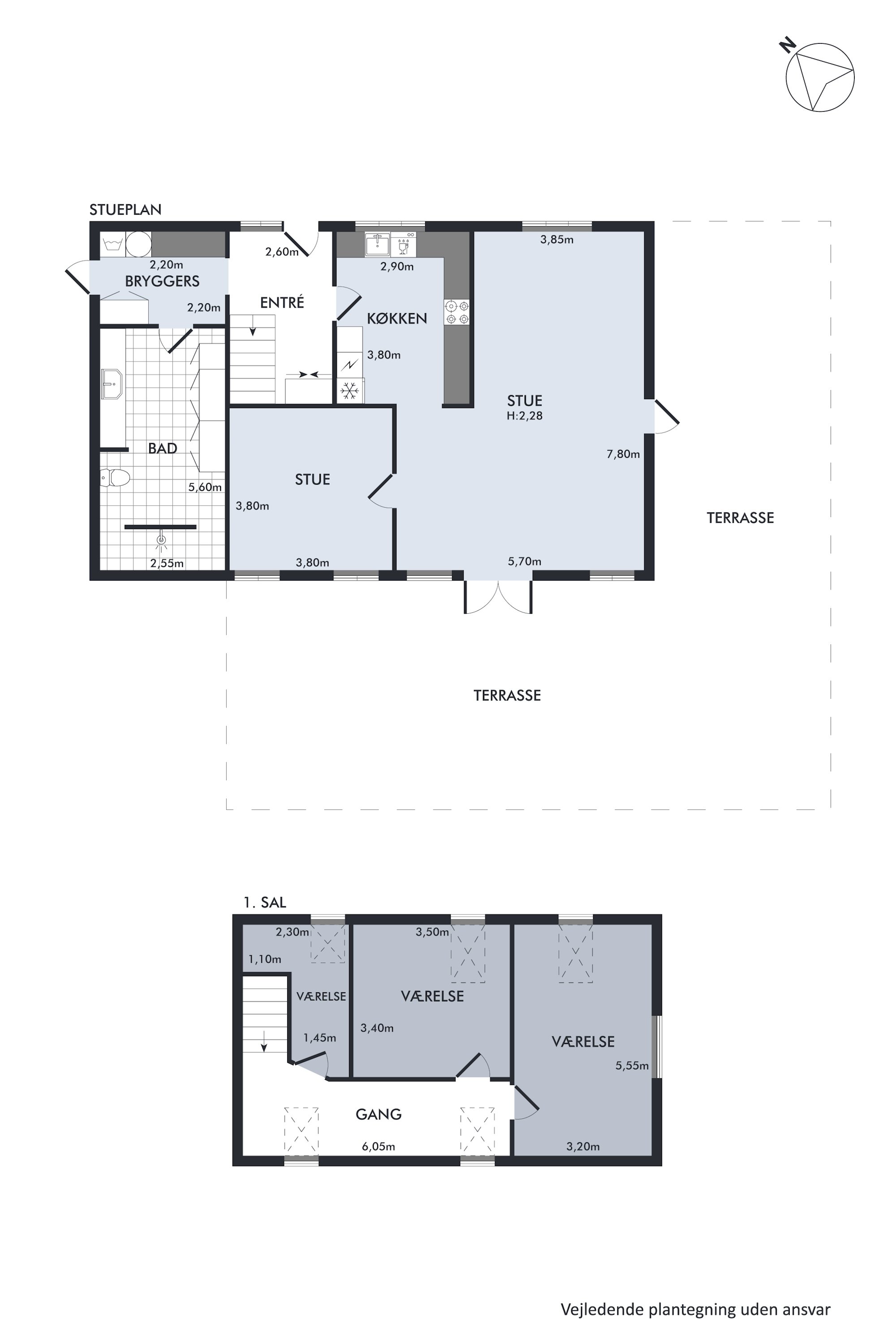 Plantegninger billede af Stenhusevej 9, Vindum, 8850 Bjerringbro