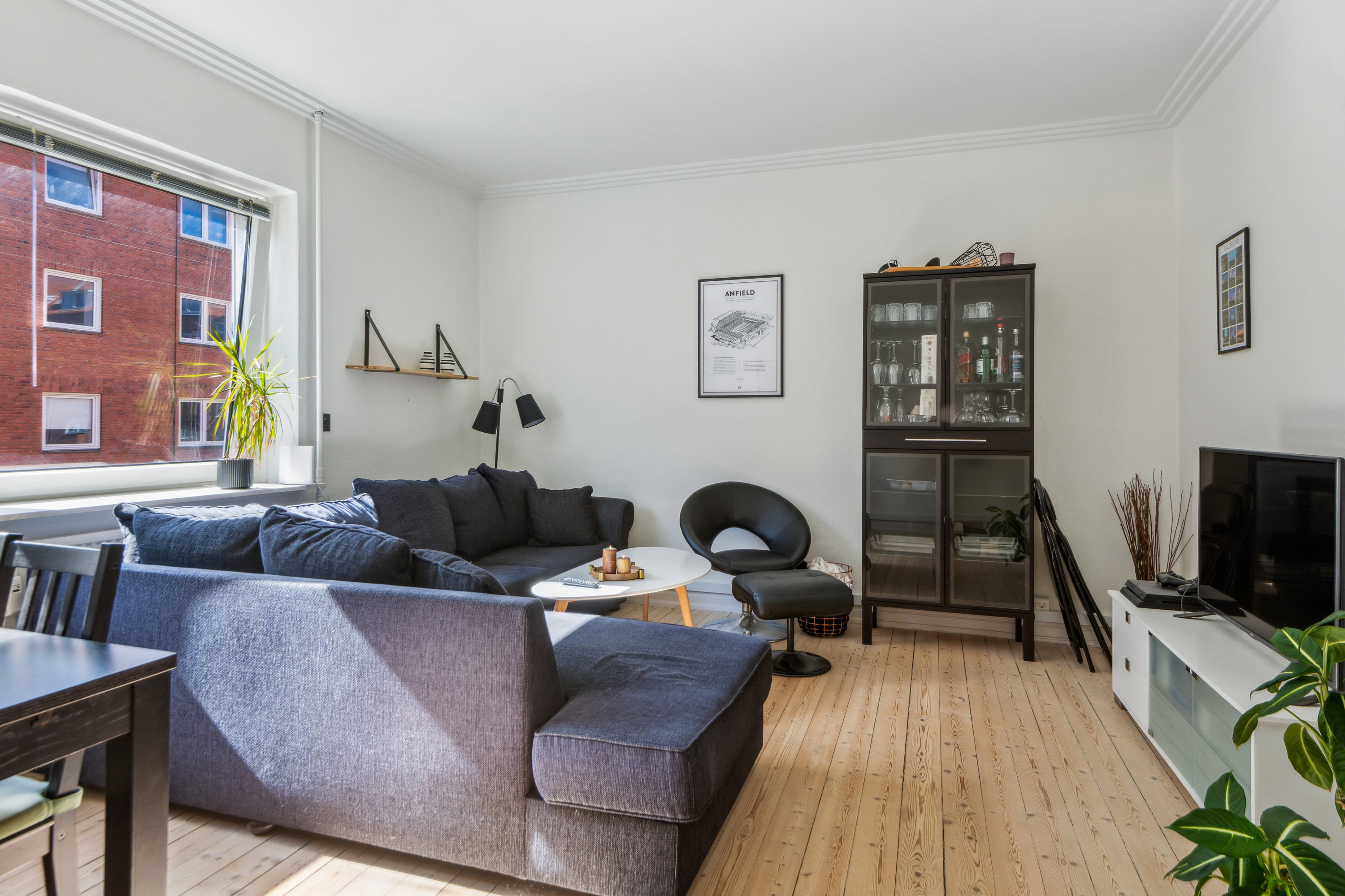 Fremhævet stue billede i fuldskærmstilstand. Billede af Læsøgade 3, 1. tv., 9000 Aalborg