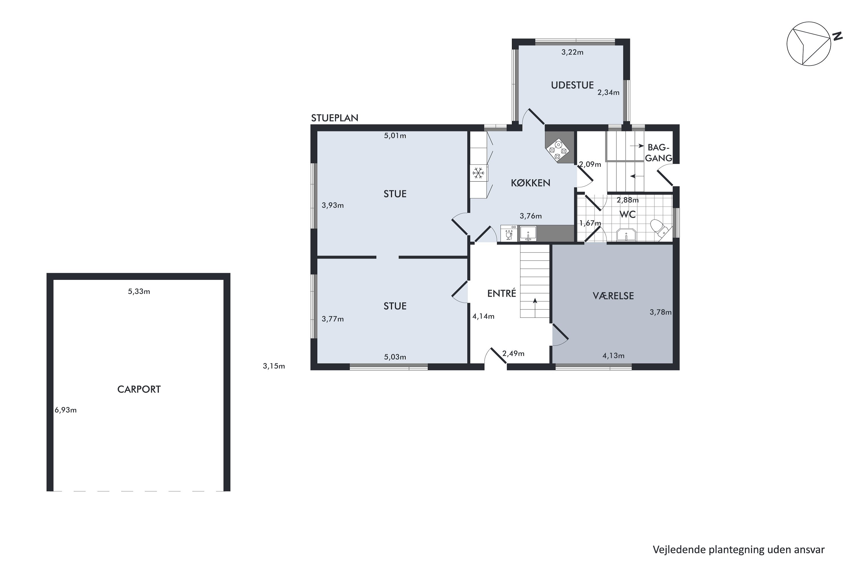 Plantegninger billede af Gammel Landevej 51, Tødsø, 7900 Nykøbing M