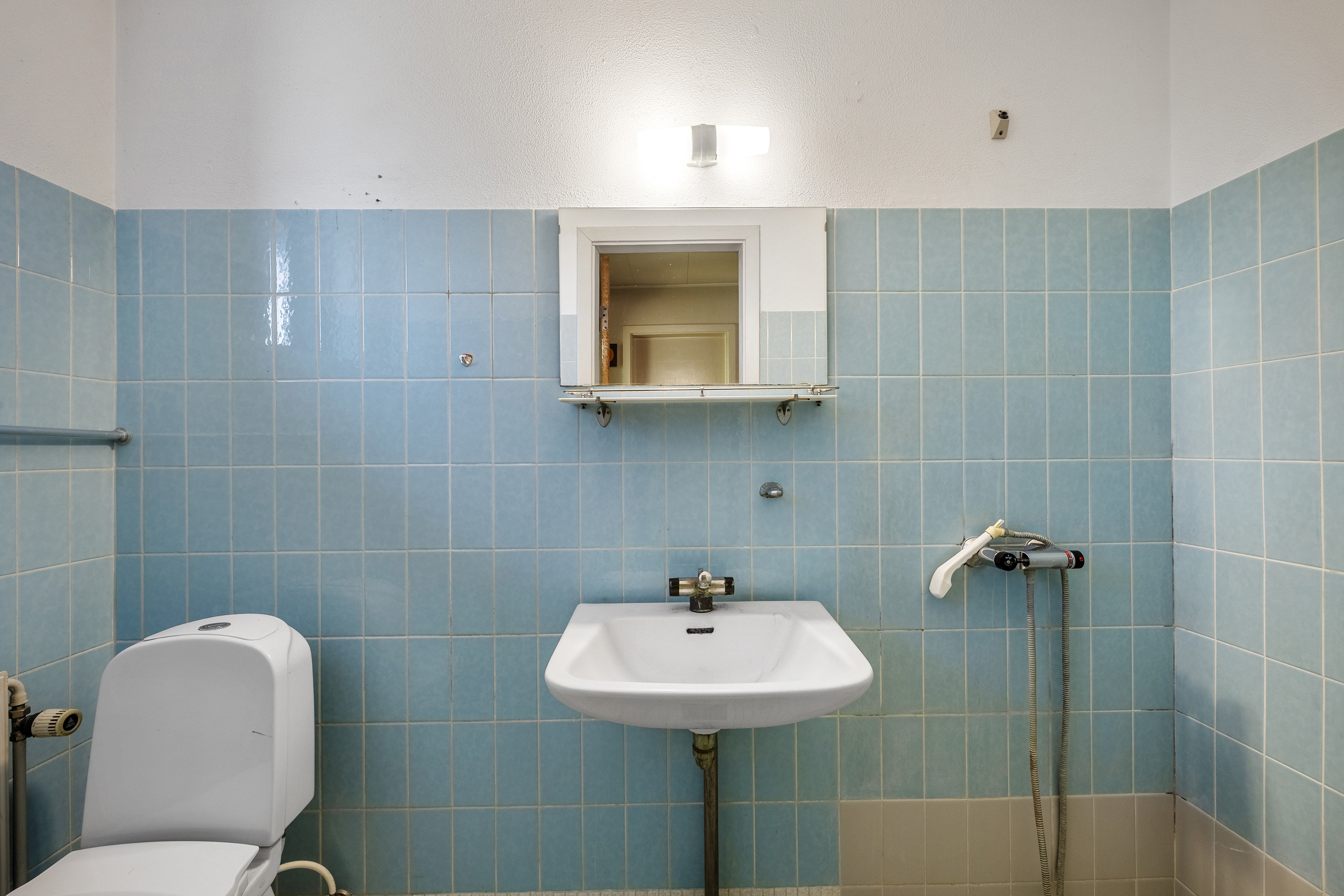 Fremhævet badeværelse billede i fuldskærmstilstand. Billede af Humlevænget 5, Korsør Syd, 4220 Korsør