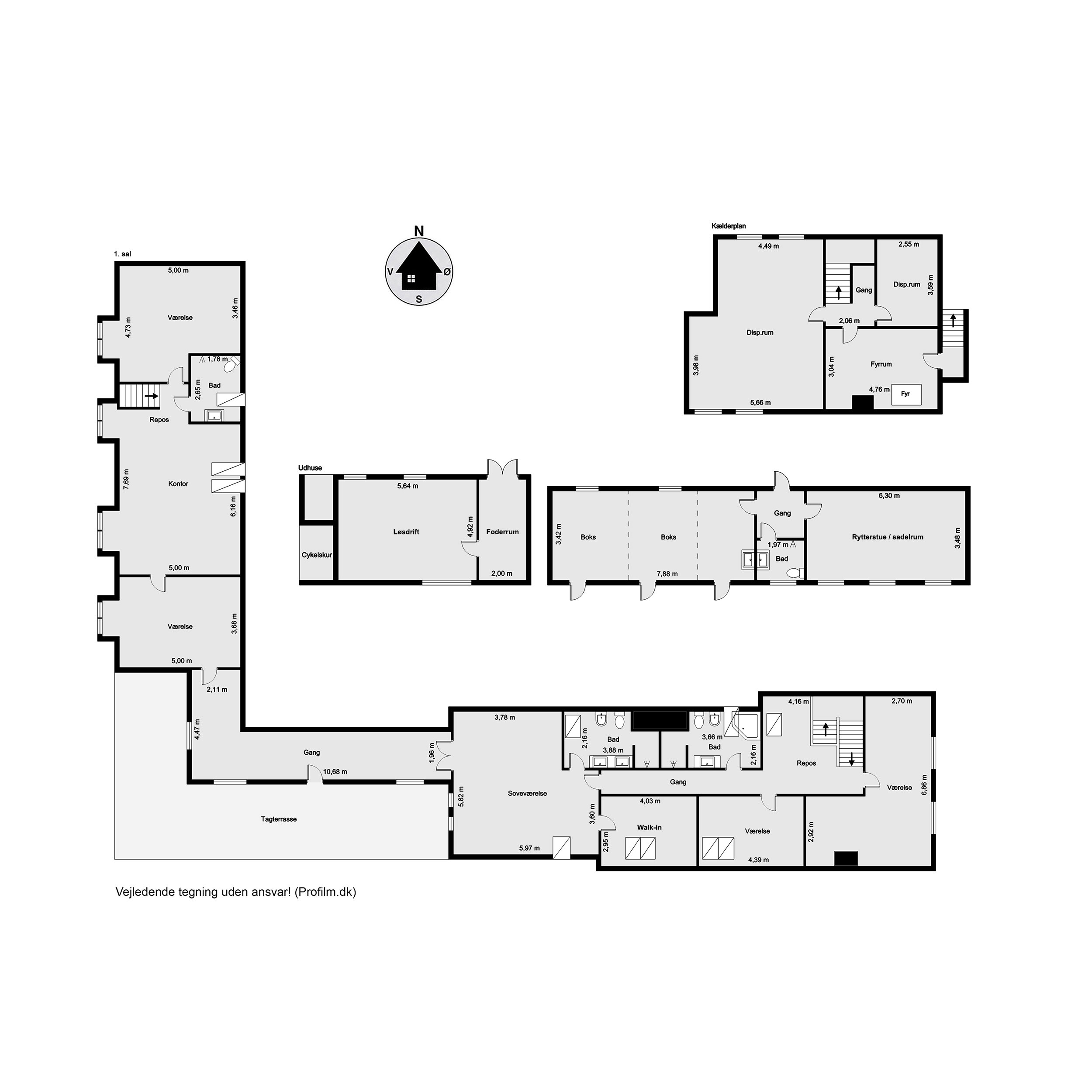 Plantegninger billede af Agtrup Midtskovvej 115, Agtrup, 6091 Bjert