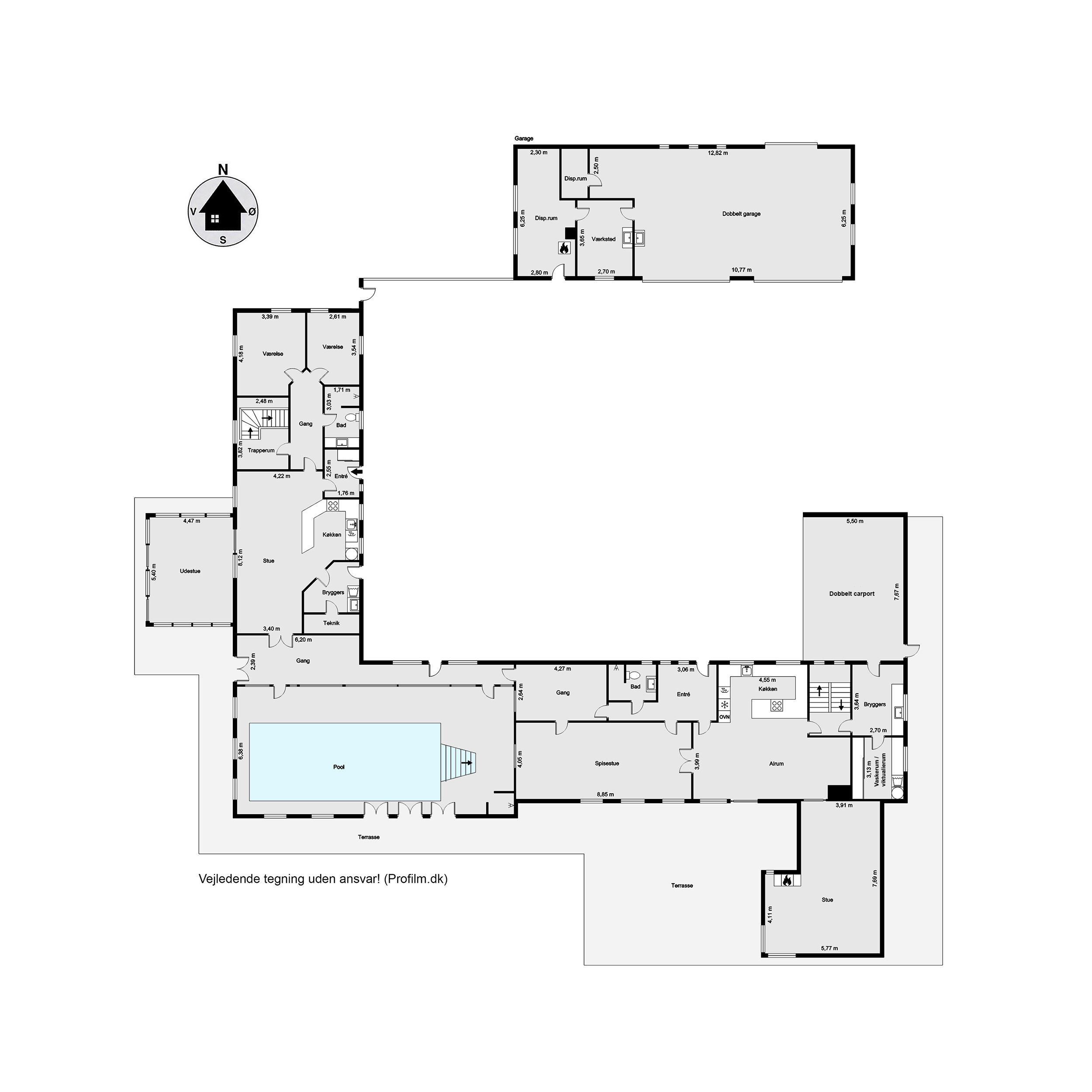 Plantegninger billede af Agtrup Midtskovvej 115, Agtrup, 6091 Bjert