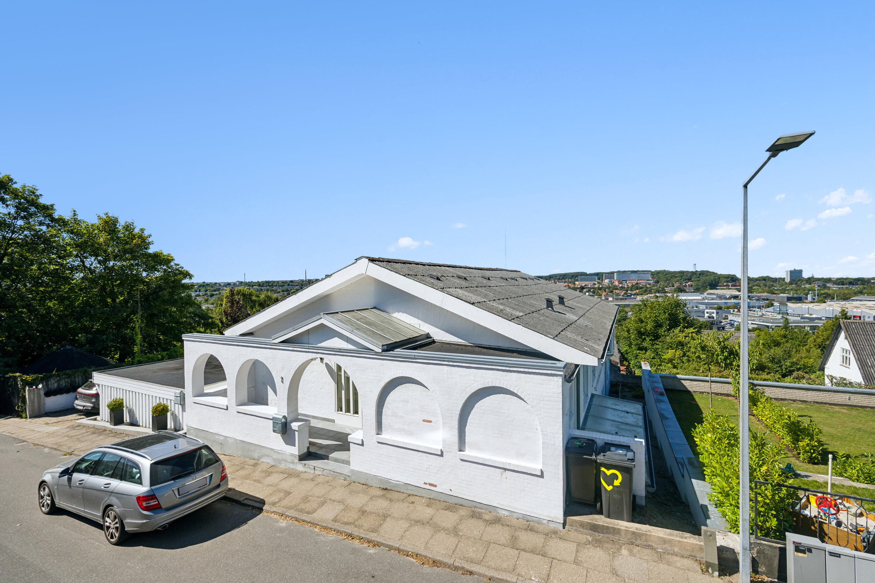 Fremhævet luftfoto billede i fuldskærmstilstand. Billede af Ternevej 1, st.., Frydendal , 9000 Aalborg