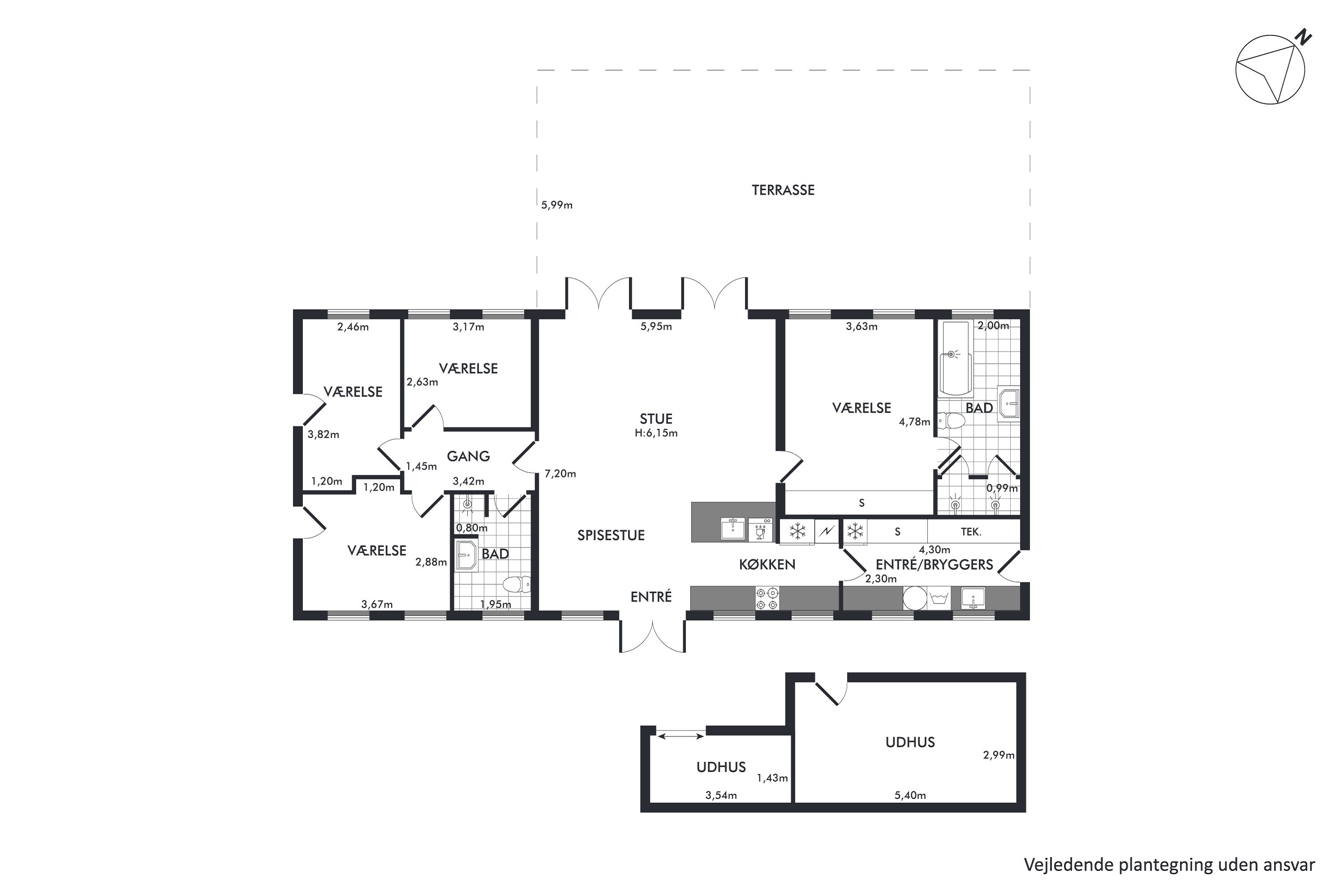 Plantegninger billede af Møllebjergvej 25, Valsømagle, 4174 Jystrup Midtsj