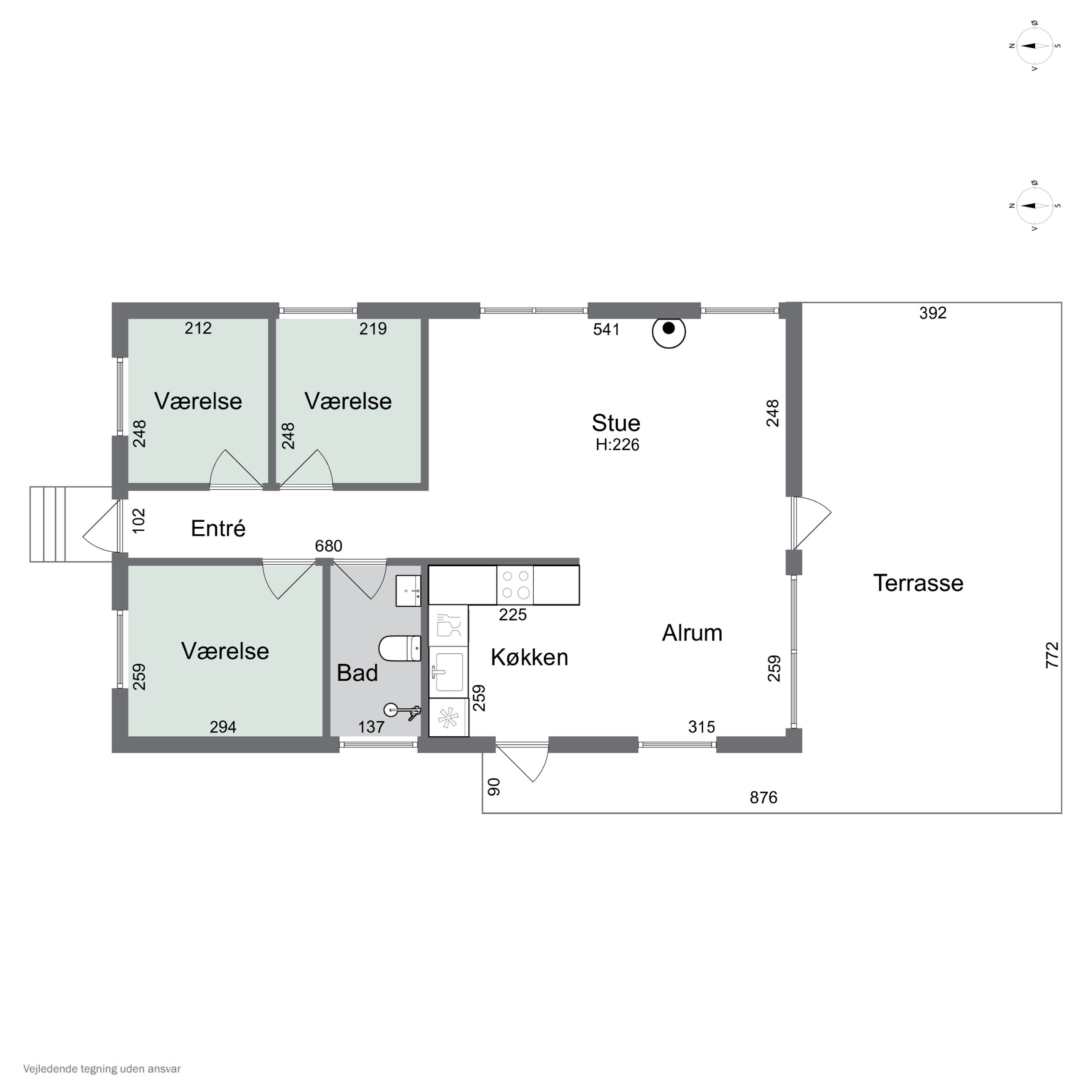 Plantegninger billede af Sandlodsvej 36, 4581 Rørvig