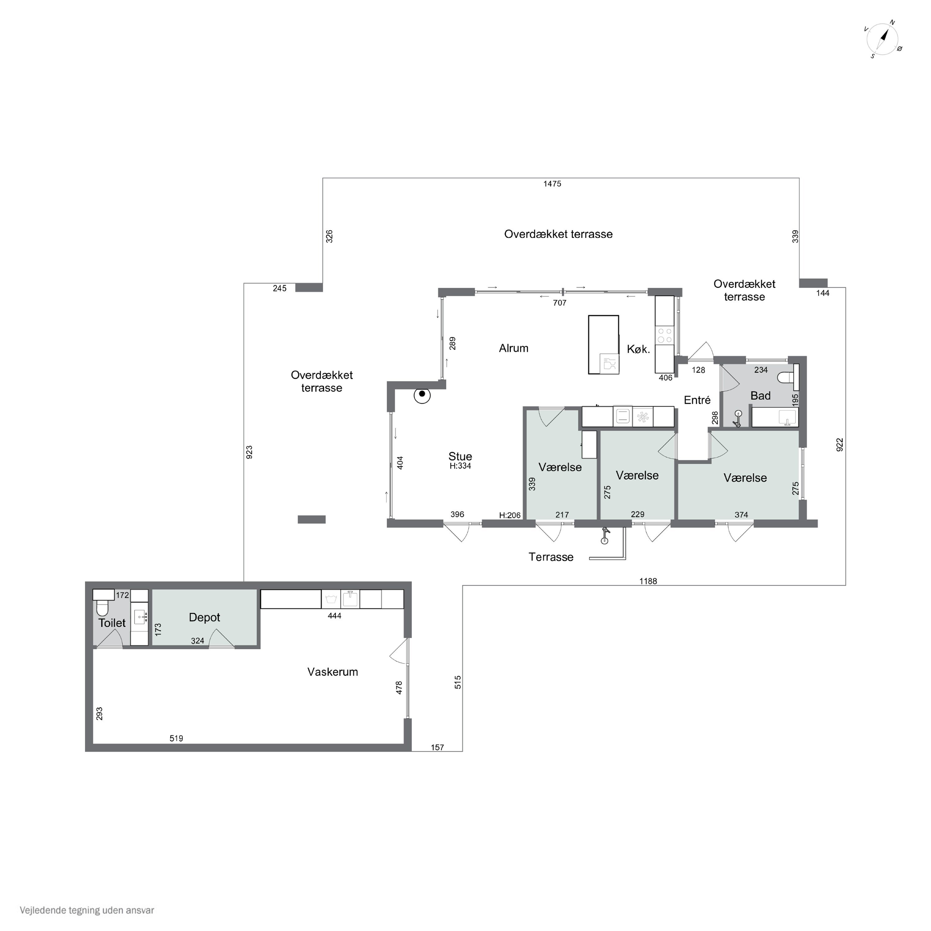 Plantegninger billede af Rejenettet 8, Lumsås, 4500 Nykøbing Sj