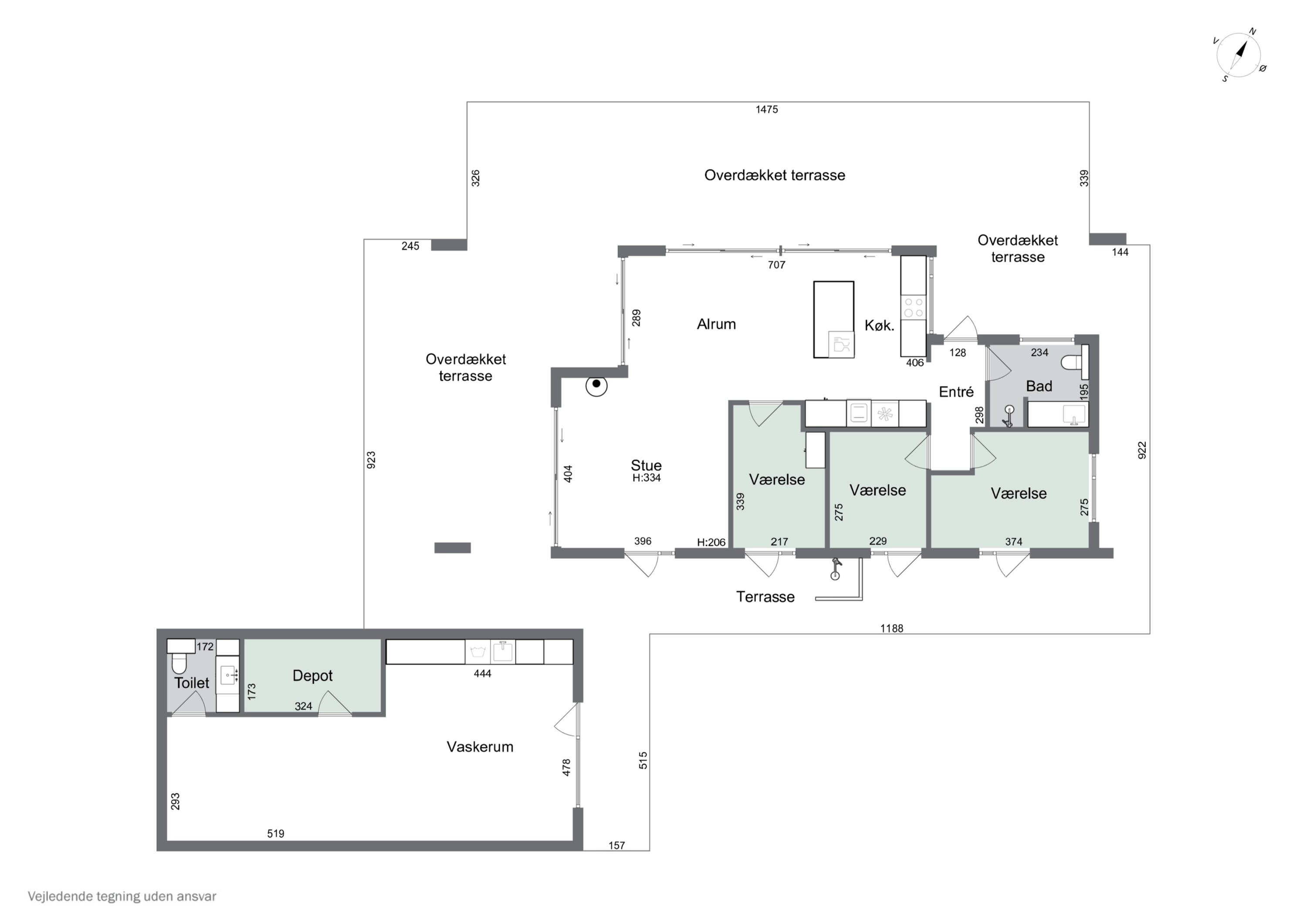 Plantegninger billede af Rejenettet 8, Lumsås, 4500 Nykøbing Sj