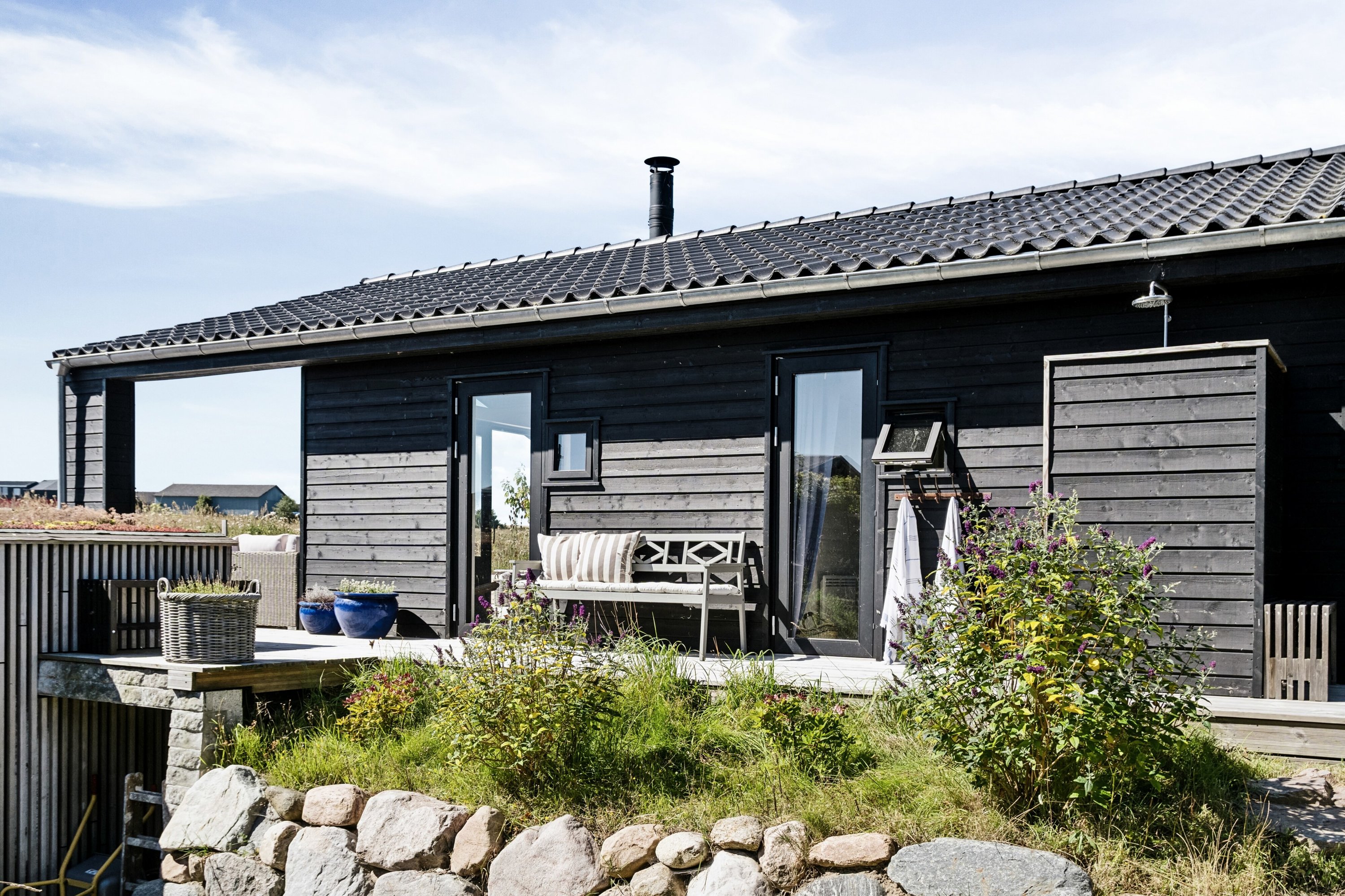 Fremhævet terrasse billede i fuldskærmstilstand. Billede af Rejenettet 8, Lumsås, 4500 Nykøbing Sj