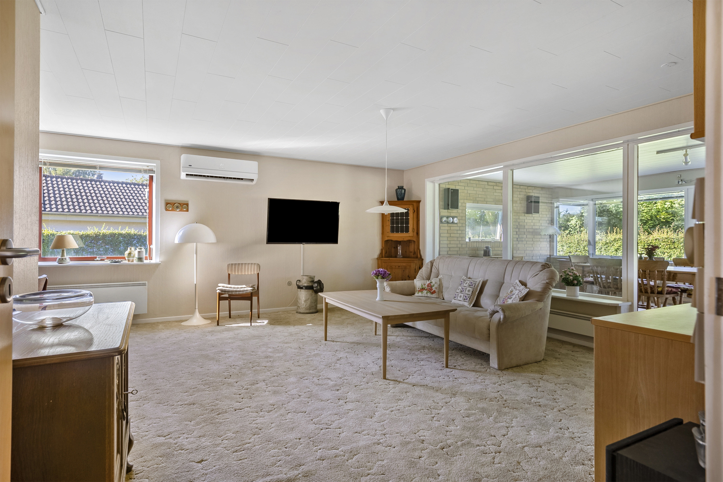 Fremhævet stue billede i fuldskærmstilstand. Billede af Enghaven 24, Genner, 6230 Rødekro