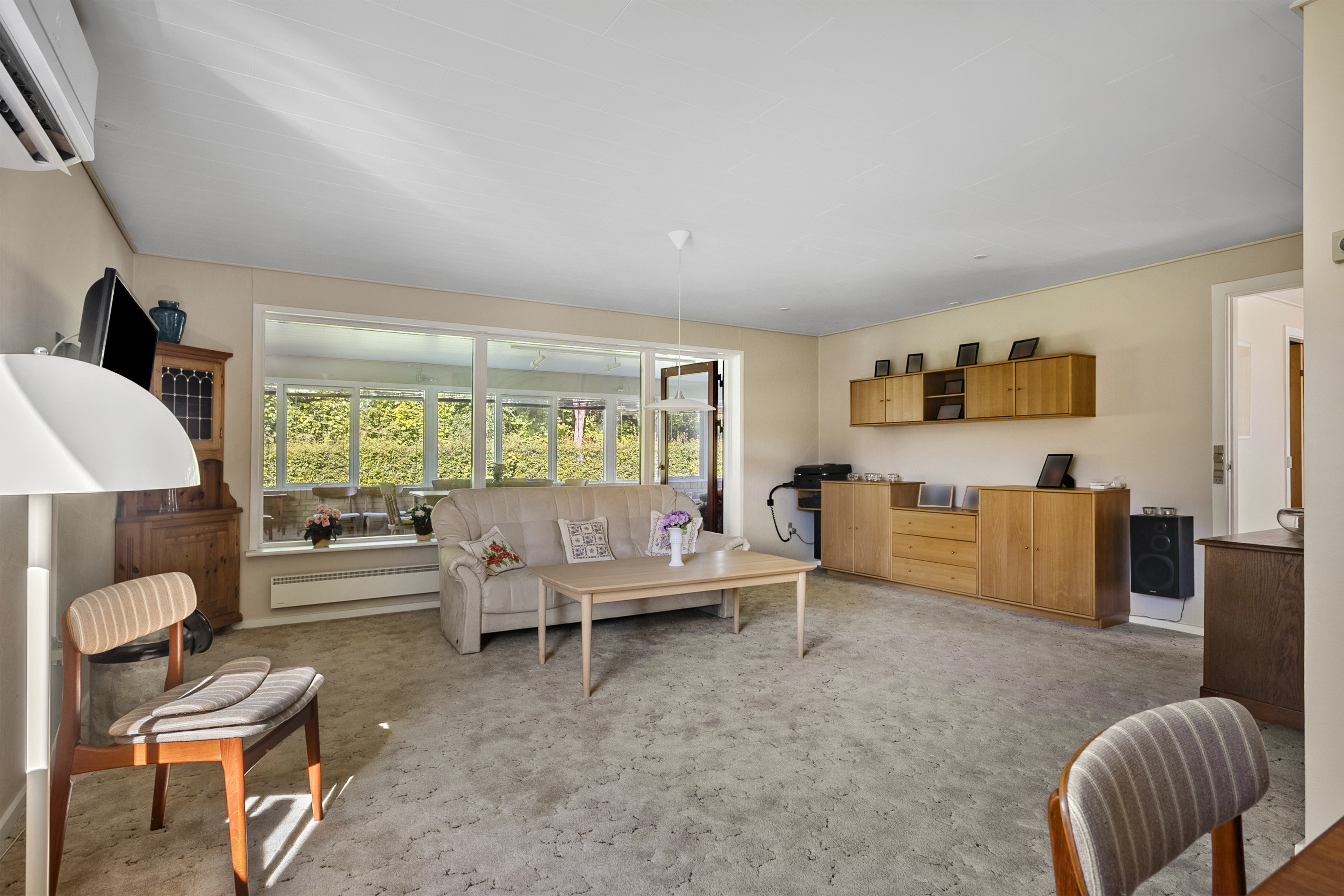 Fremhævet stue billede i fuldskærmstilstand. Billede af Enghaven 24, Genner, 6230 Rødekro