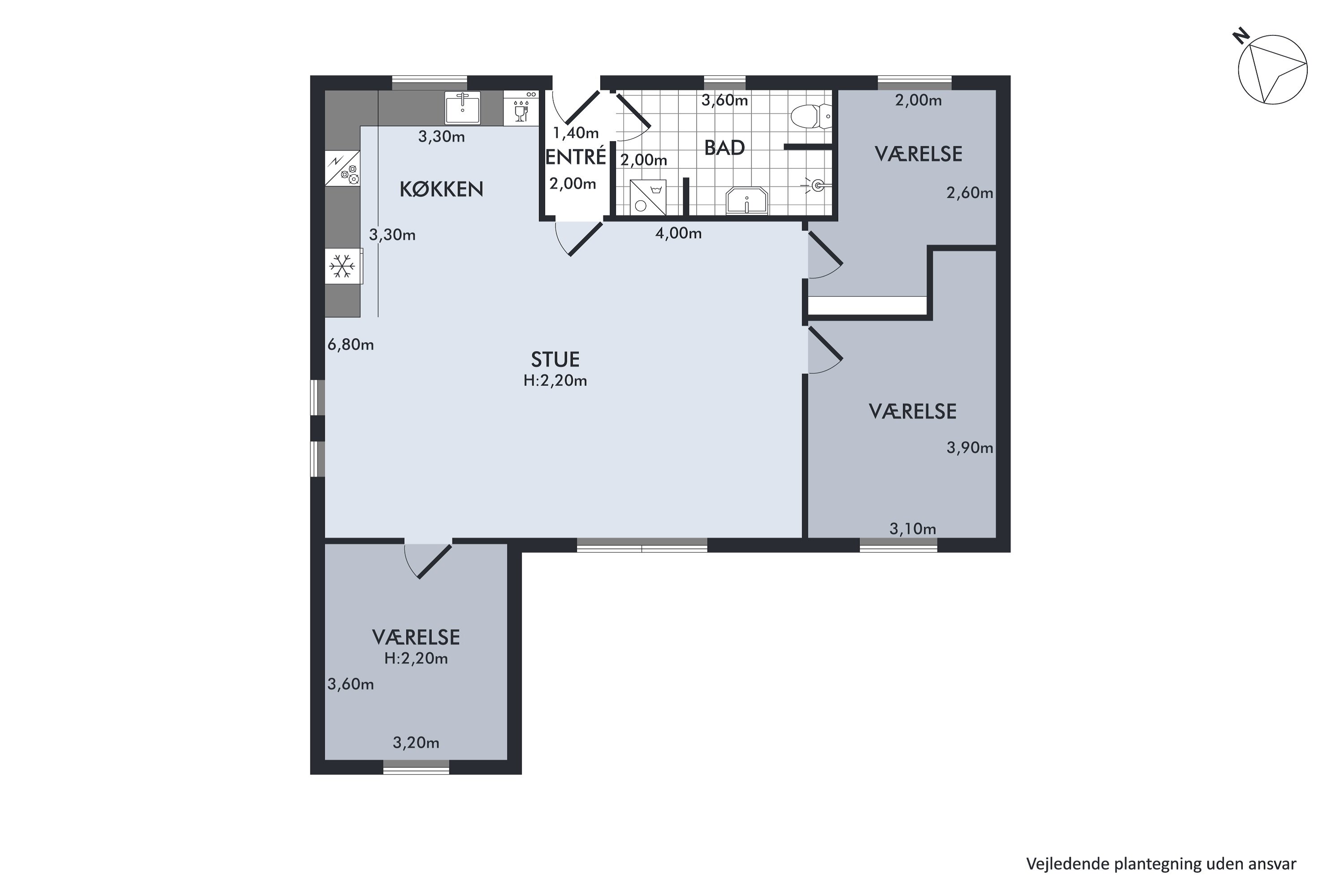 Plantegninger billede af Regnbuevej 9, 9850 Hirtshals