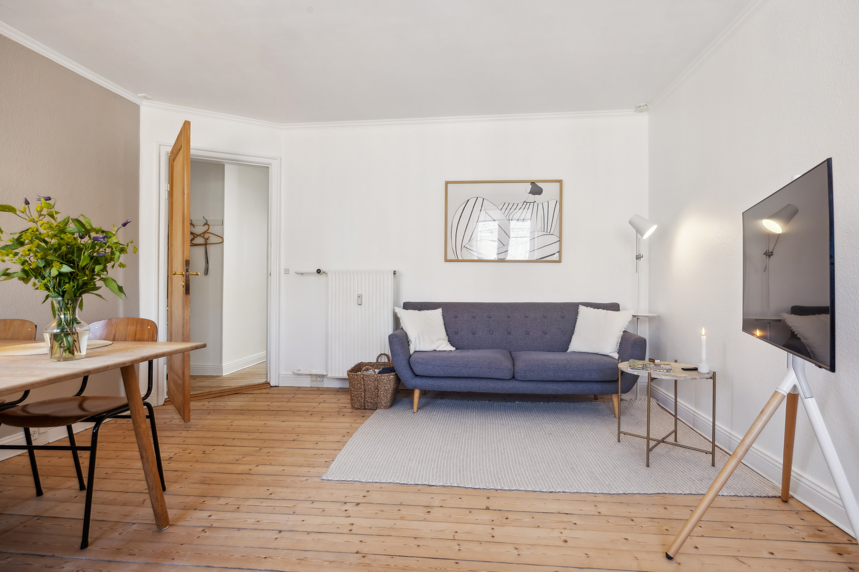 Fremhævet stue billede i fuldskærmstilstand. Billede af Schleppegrellsgade 82, 3. th., 9000 Aalborg