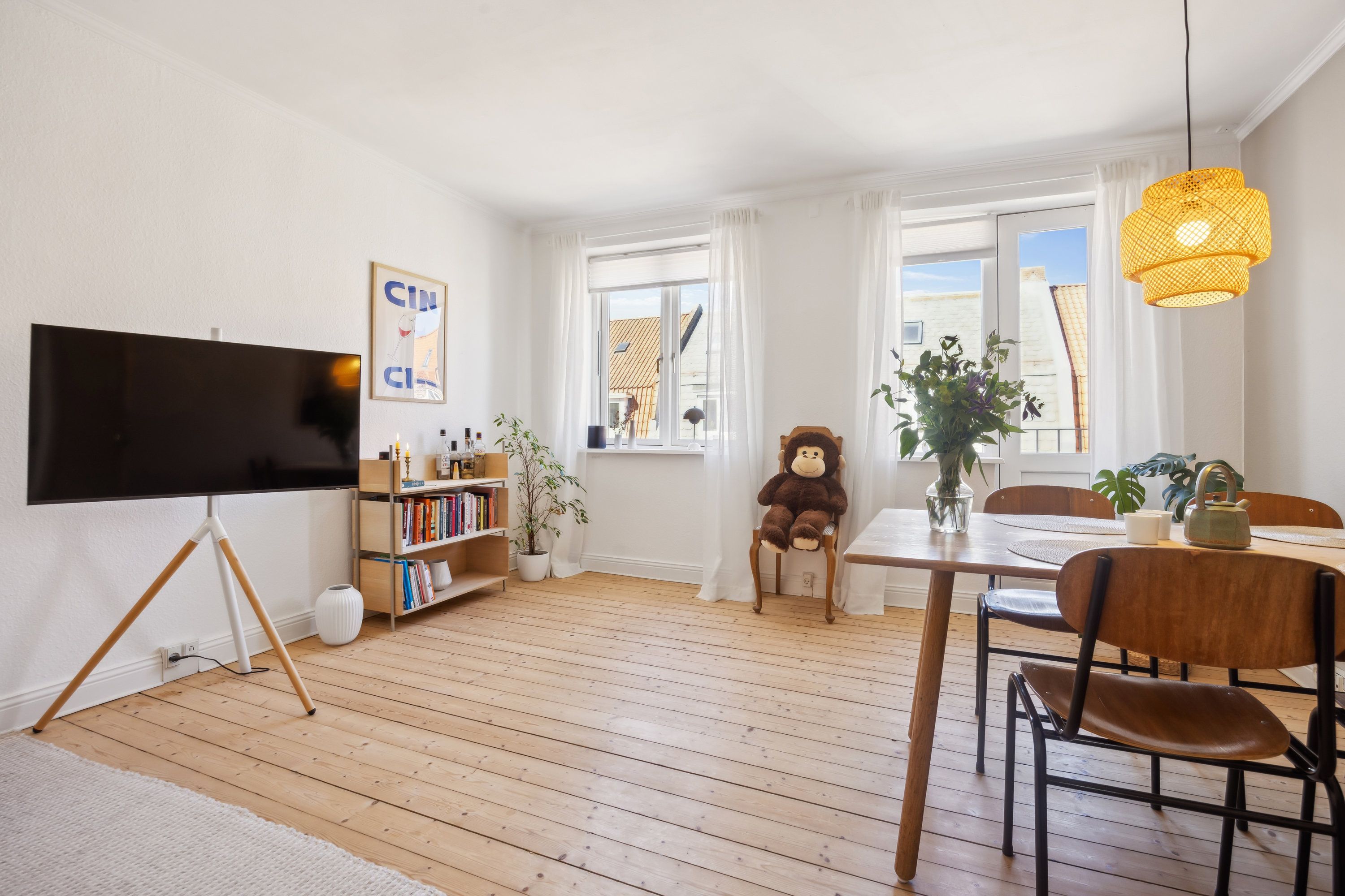 Fremhævet stue billede i fuldskærmstilstand. Billede af Schleppegrellsgade 82, 3. th., 9000 Aalborg