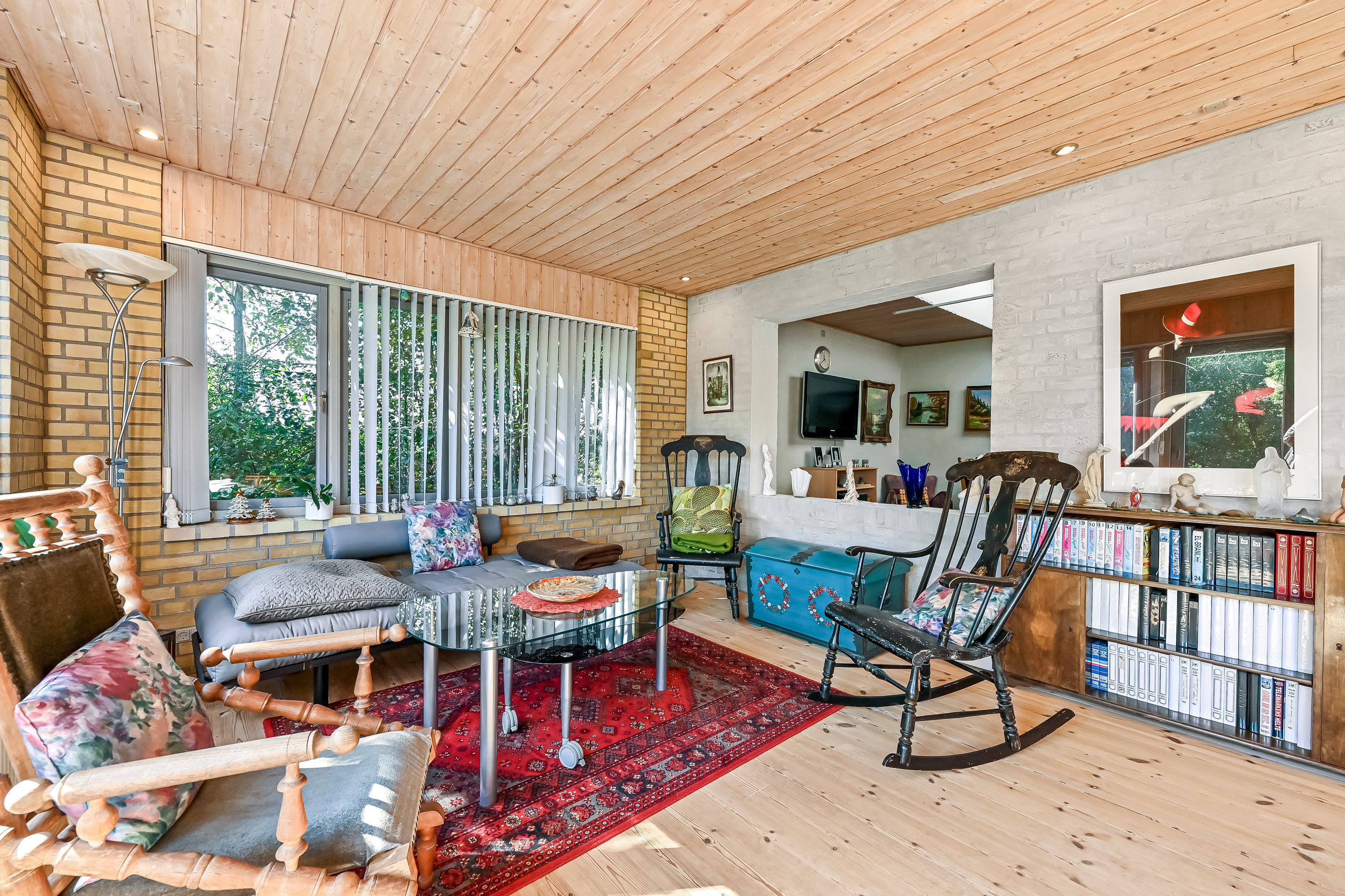 Fremhævet stue billede i fuldskærmstilstand. Billede af Nøvlingvej 17, Sinding, 7400 Herning