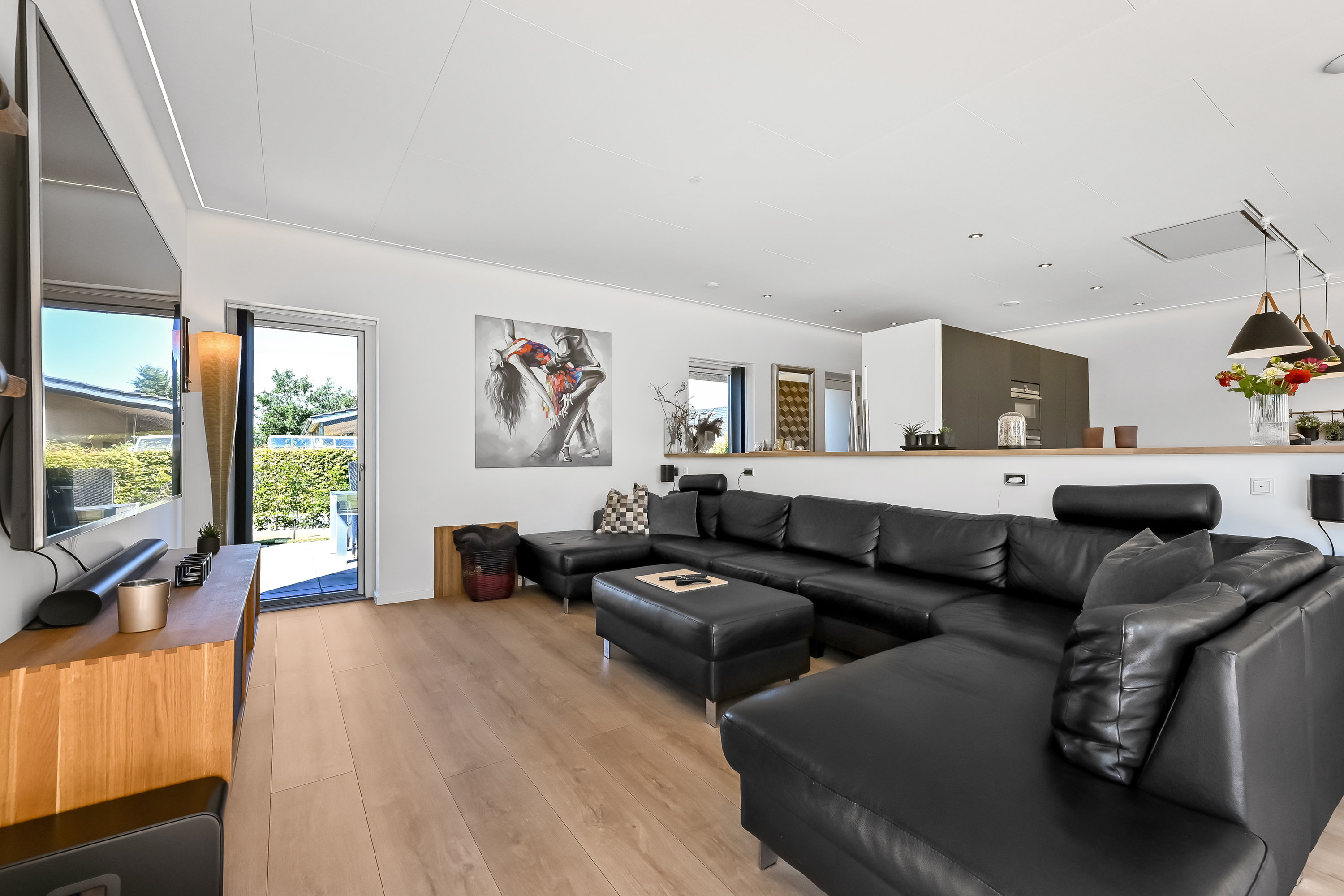 Fremhævet stue billede i fuldskærmstilstand. Billede af Tjørring Vænget 4, Tjørring, 7400 Herning