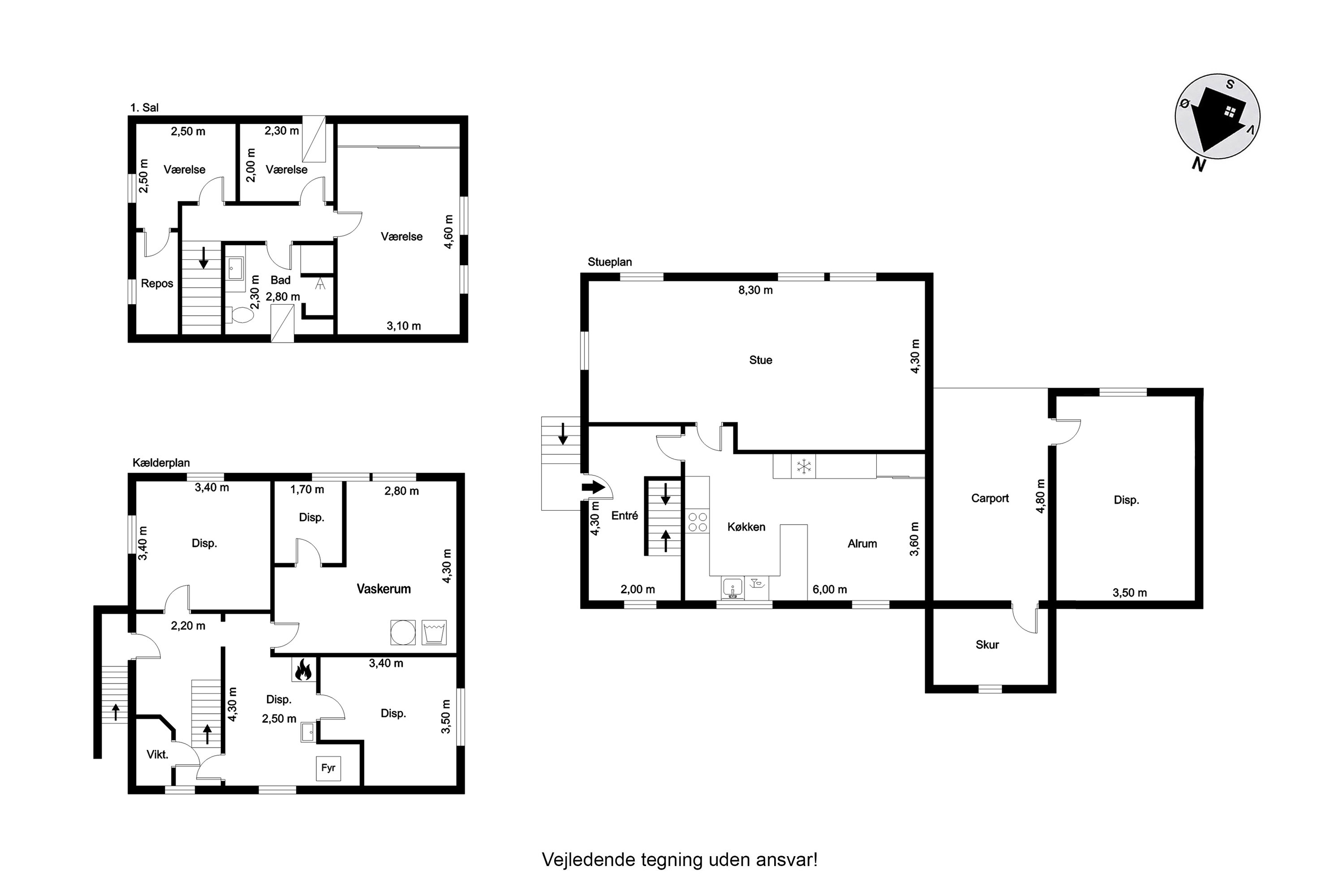 Plantegninger billede af Finderupvej 20, Herborg, 6920 Videbæk
