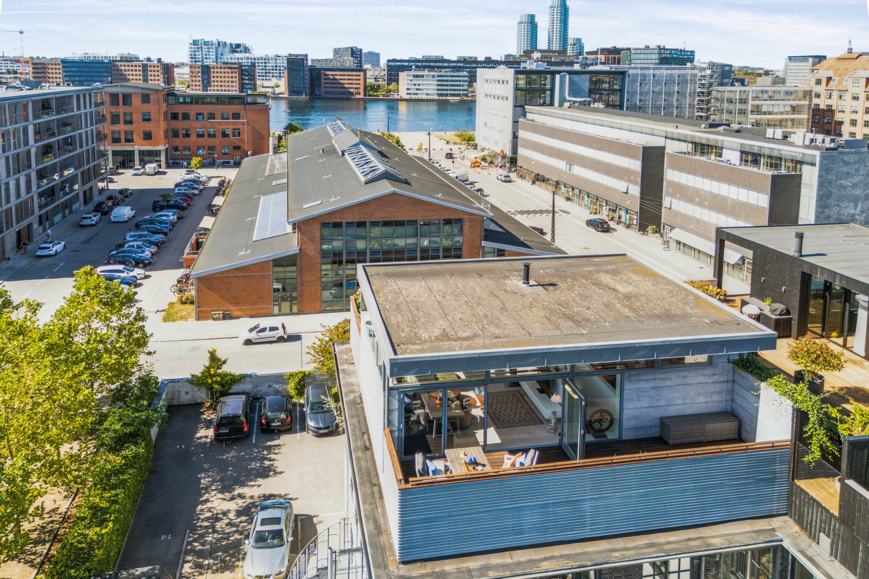 Fremhævet luftfoto billede i fuldskærmstilstand. Billede af Sturlasgade 10B, 2., 2300 København S